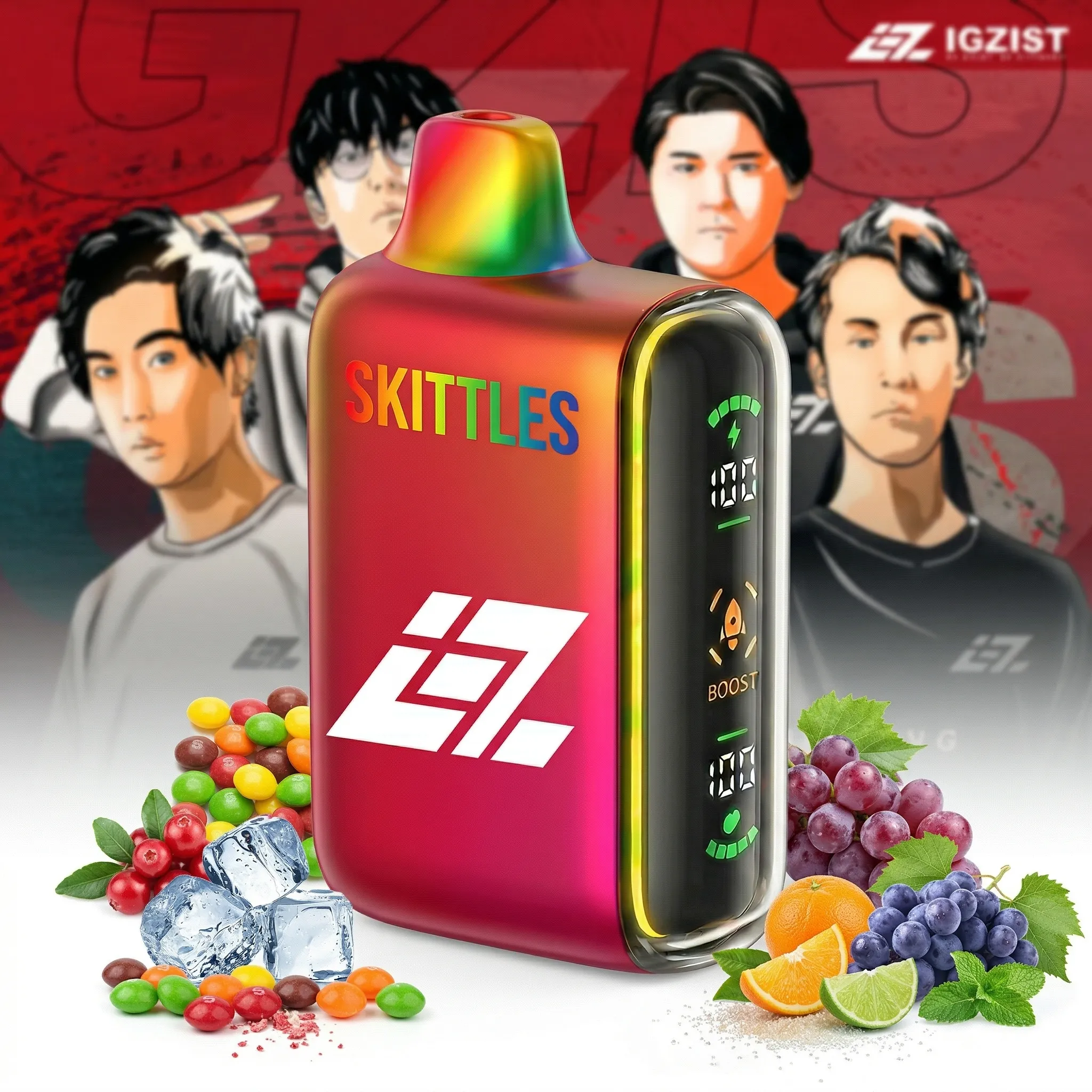 IGZIST team - ?InkSkin Pulse 15000 Puffs new - 10+ Flavour Choices ???