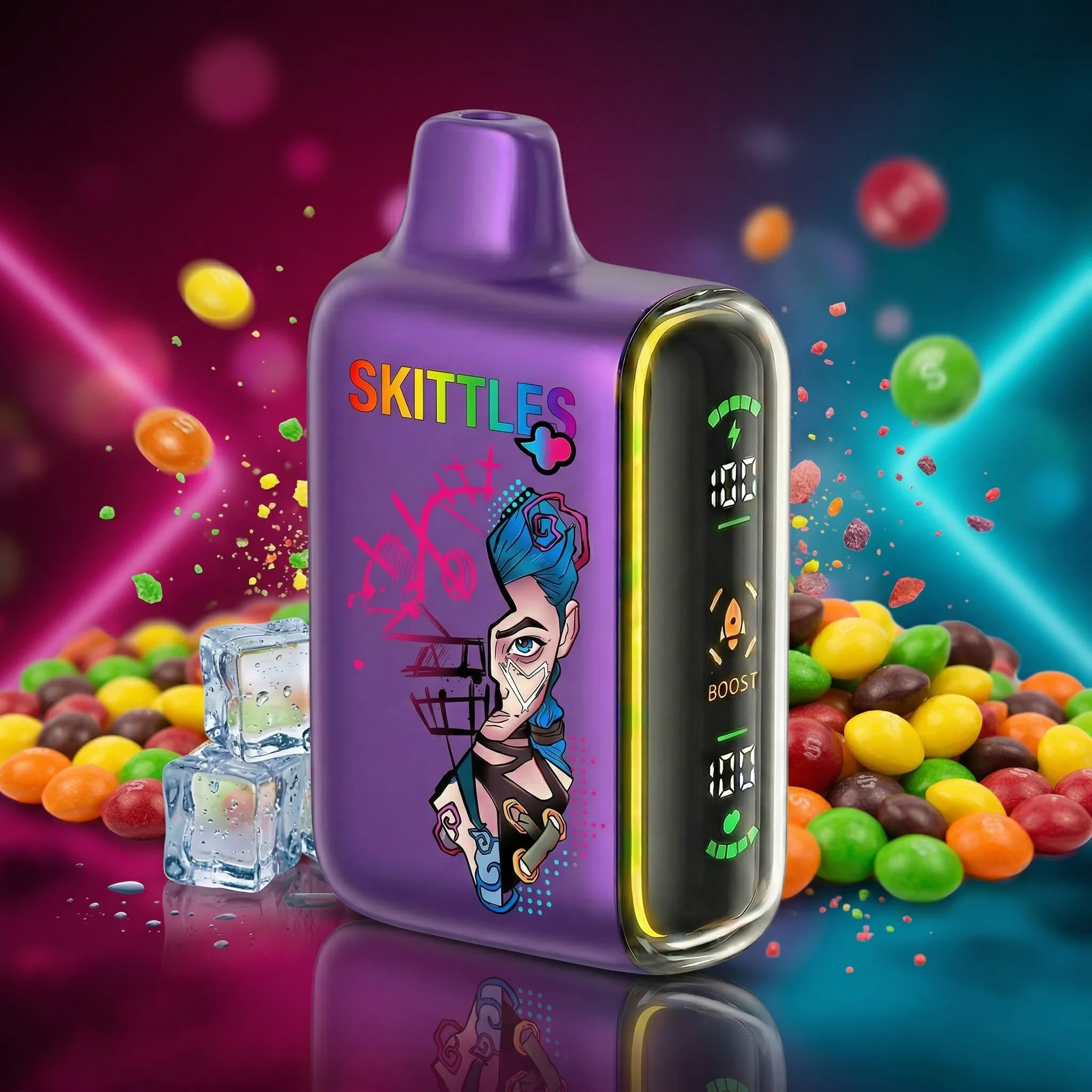 Jinx Doodle - ?InkSkin Pulse 15000 Puffs new - 10+ Flavour Choices ???