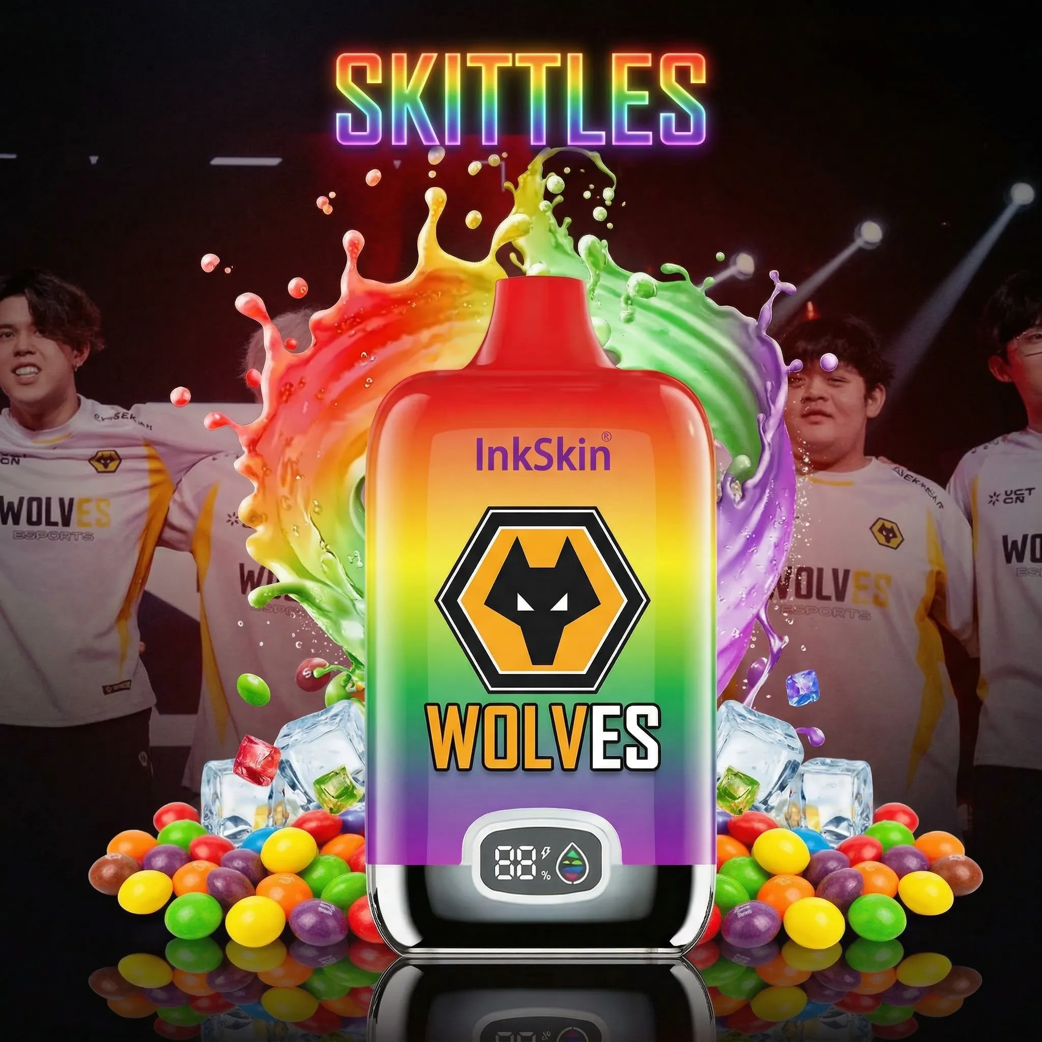 WOLVES team - ⭐InkSkin Digital Box 12000 Puffs - 10+ Flavour Choices ???