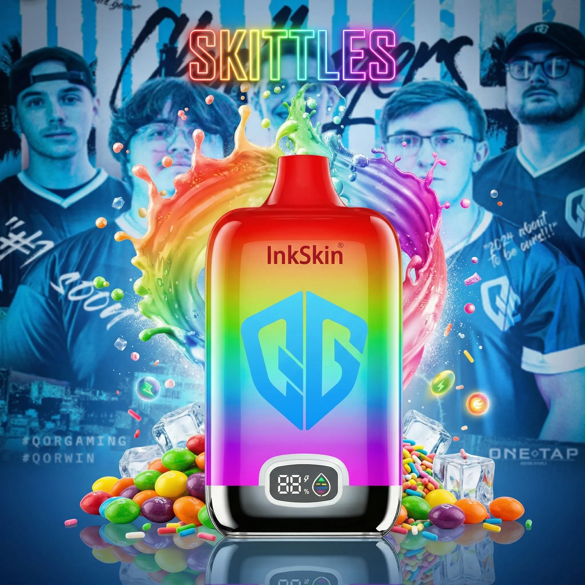 QoR team - ⭐InkSkin Digital Box 12000 Puffs - 10+ Flavour Choices ???