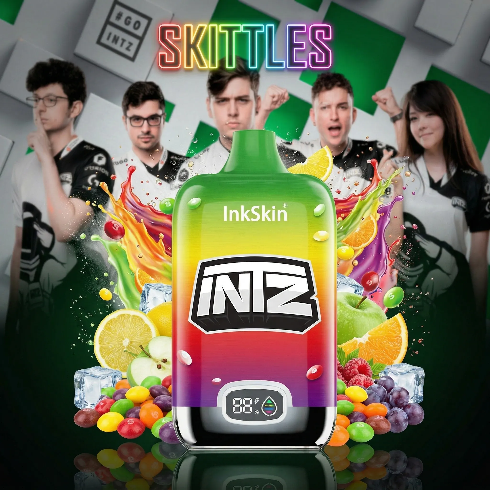 INTZ team - ⭐InkSkin Digital Box 12000 Puffs - 10+ Flavour Choices ???