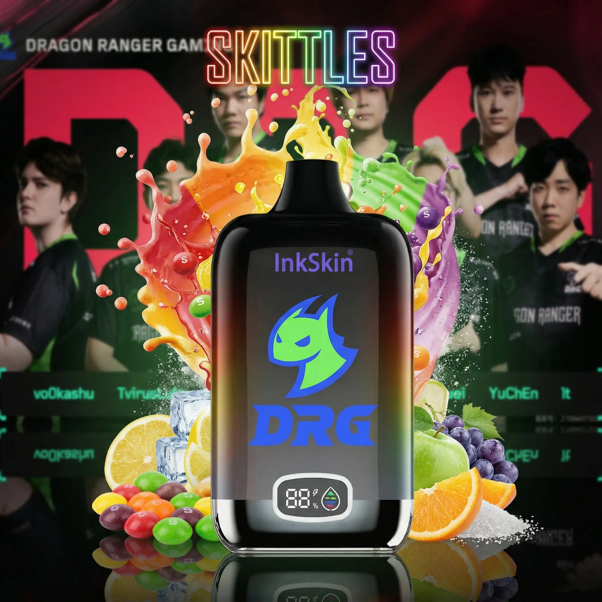 DRG team - ⭐InkSkin Digital Box 12000 Puffs - 10+ Flavour Choices ???