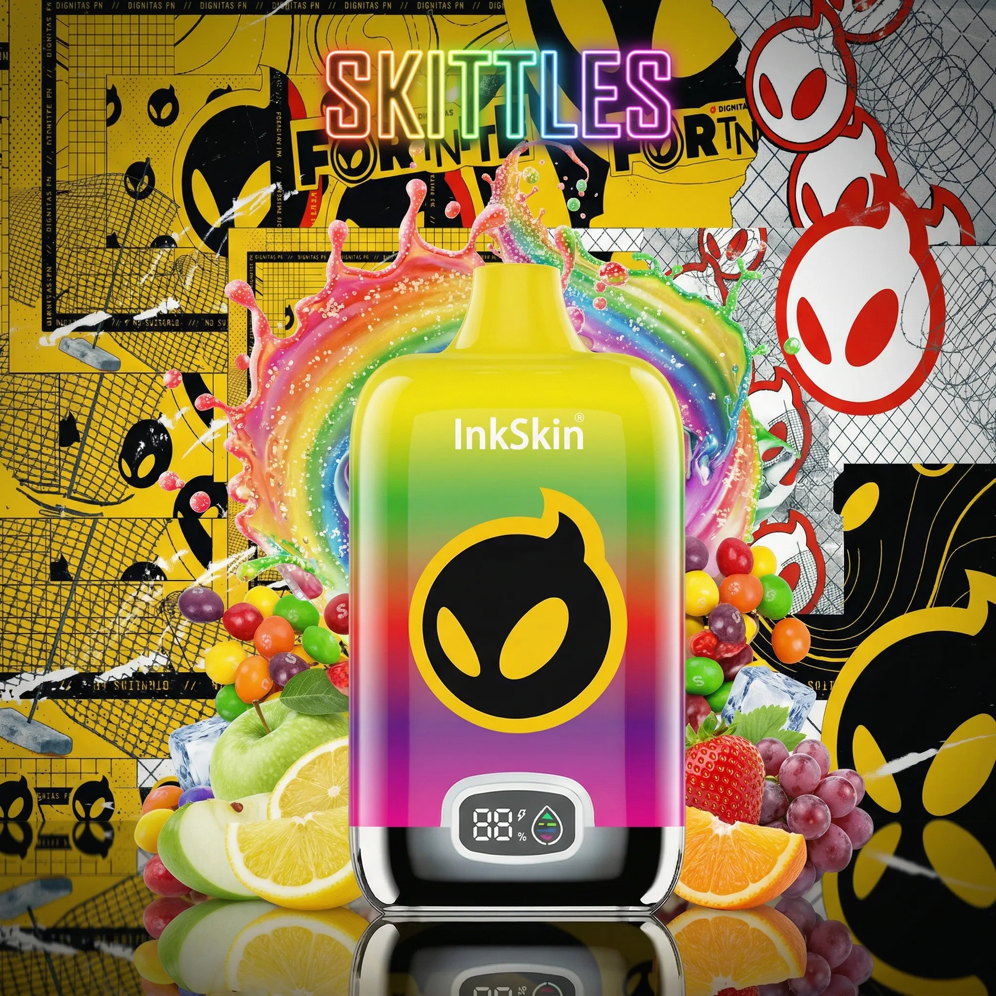 Dignitas team - ⭐InkSkin Digital Box 12000 Puffs - 10+ Flavour Choices ???