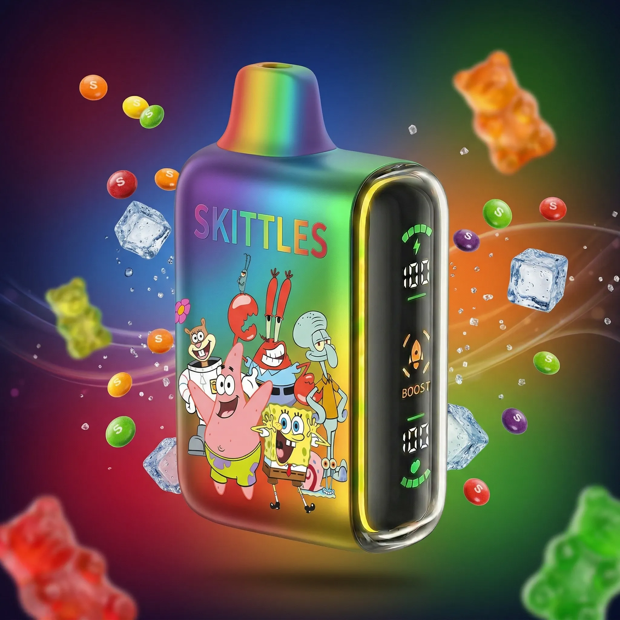 spongebob - ?InkSkin Pulse 15000 Puffs new - 10+ Flavour Choices ???