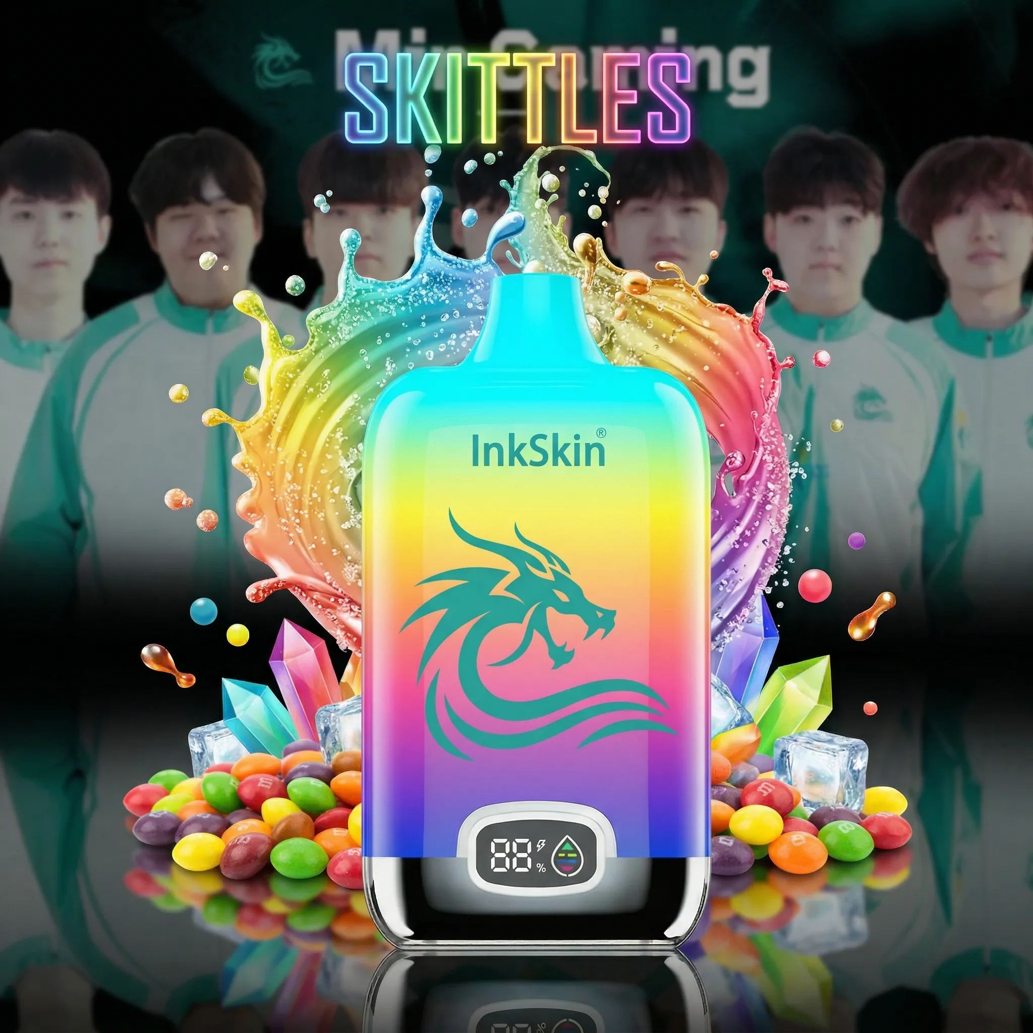 MIR team - ⭐InkSkin Digital Box 12000 Puffs - 10+ Flavour Choices ???