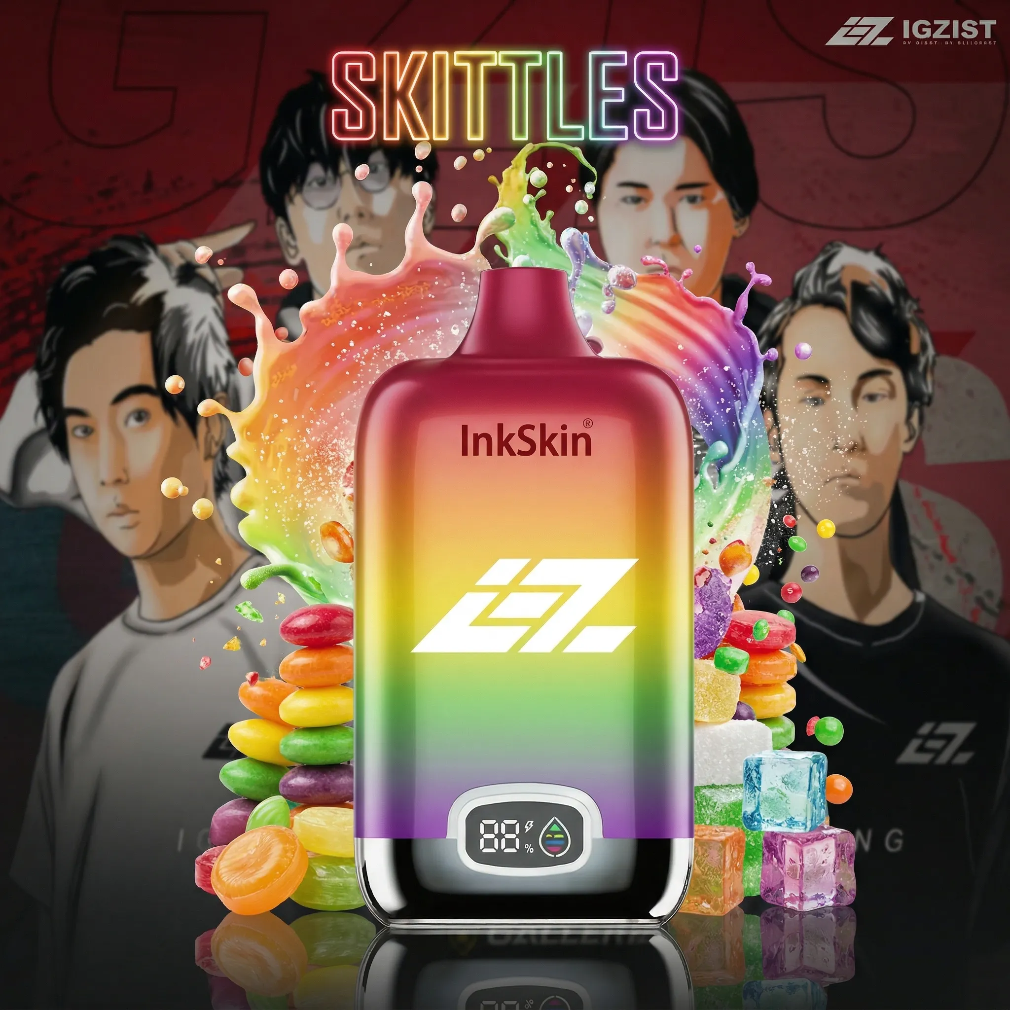 IGZIST team - ⭐InkSkin Digital Box 12000 Puffs - 10+ Flavour Choices ???