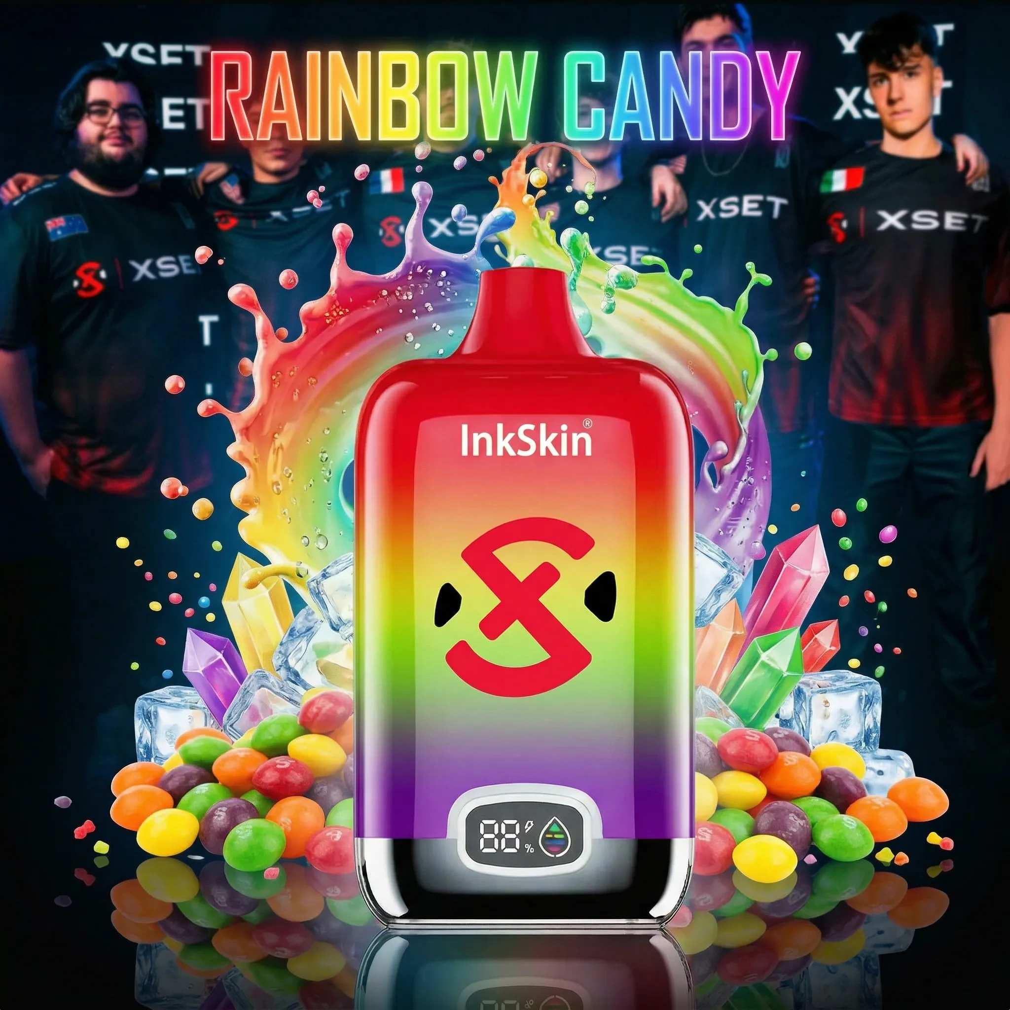 XSET team - ⭐InkSkin Digital Box 12000 Puffs - 10+ Flavour Choices ???