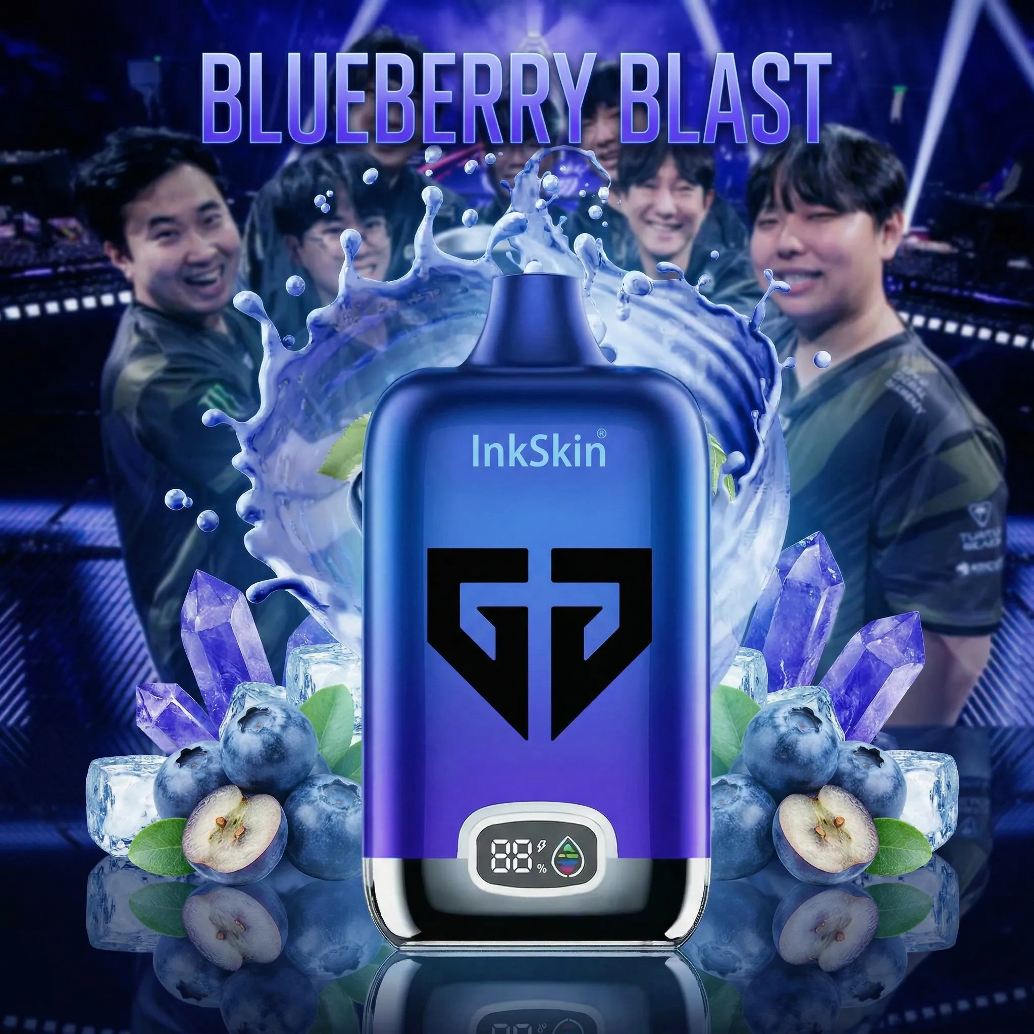 Gen.G team - ⭐InkSkin Digital Box 12000 Puffs - 10+ Flavour Choices ???