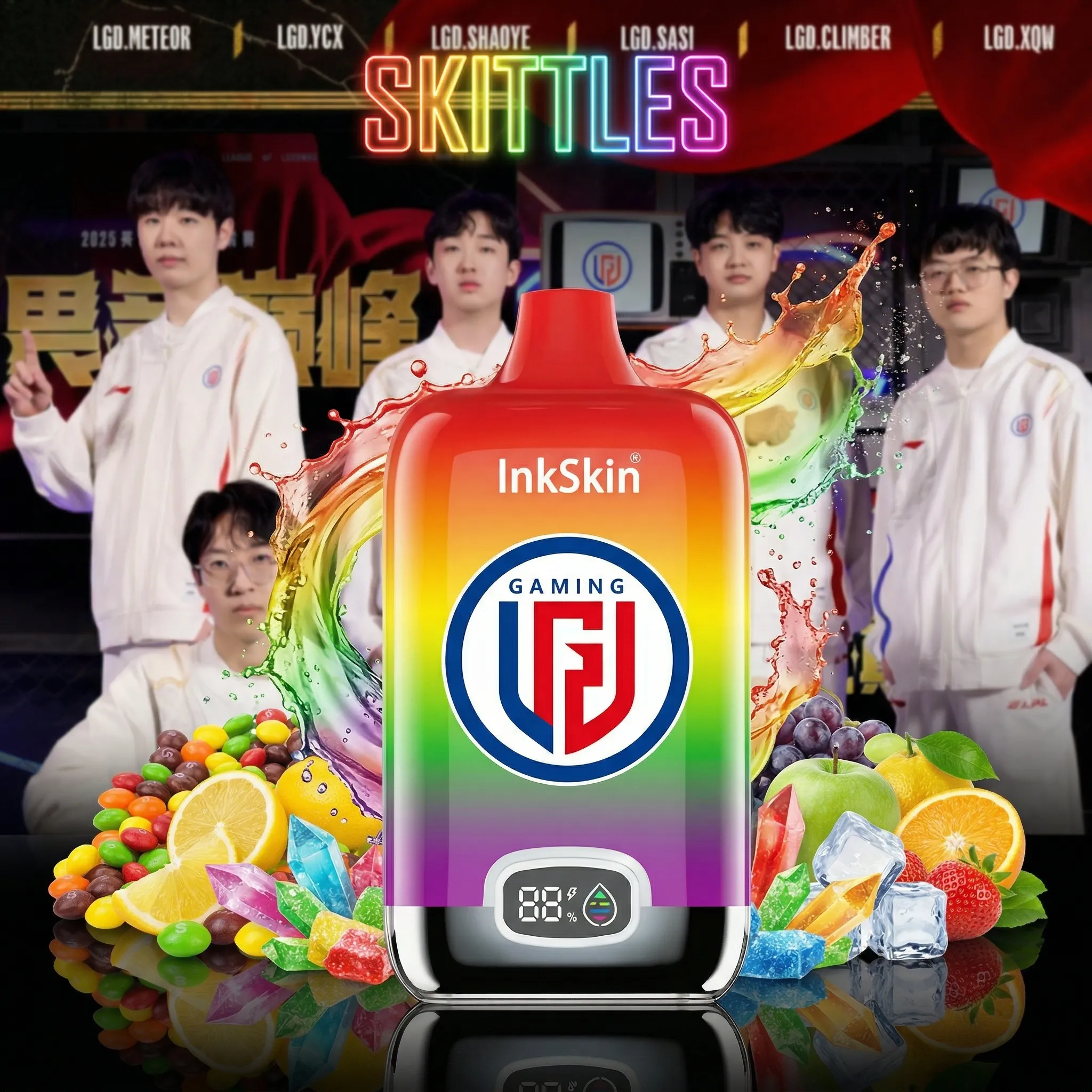 LGD team - ⭐InkSkin Digital Box 12000 Puffs - 10+ Flavour Choices ???