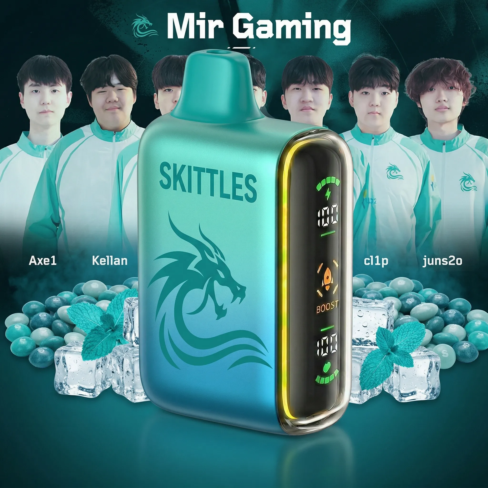 MIR team - ?InkSkin Pulse 15000 Puffs new - 10+ Flavour Choices ???