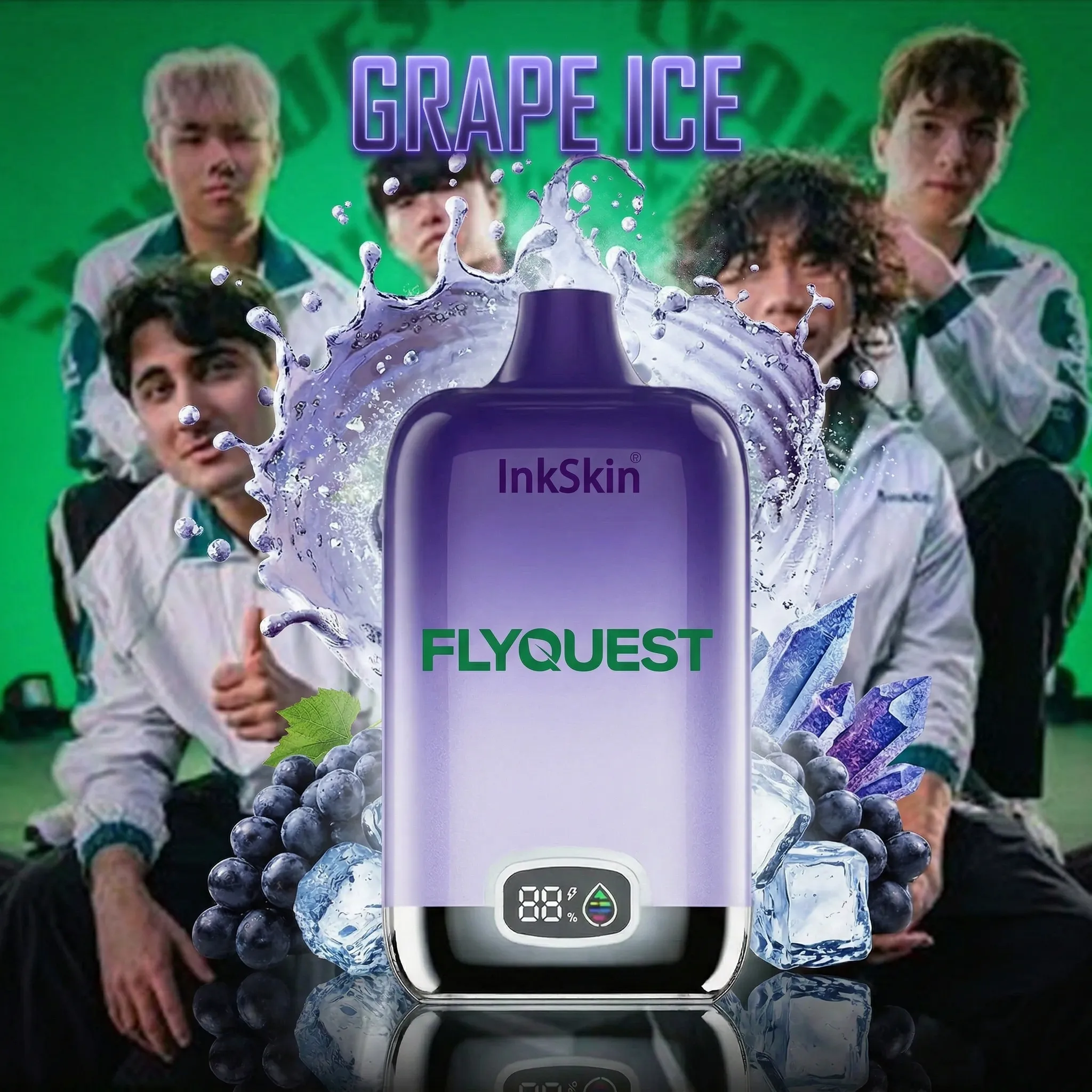 FLY team - ⭐InkSkin Digital Box 12000 Puffs - 10+ Flavour Choices ???