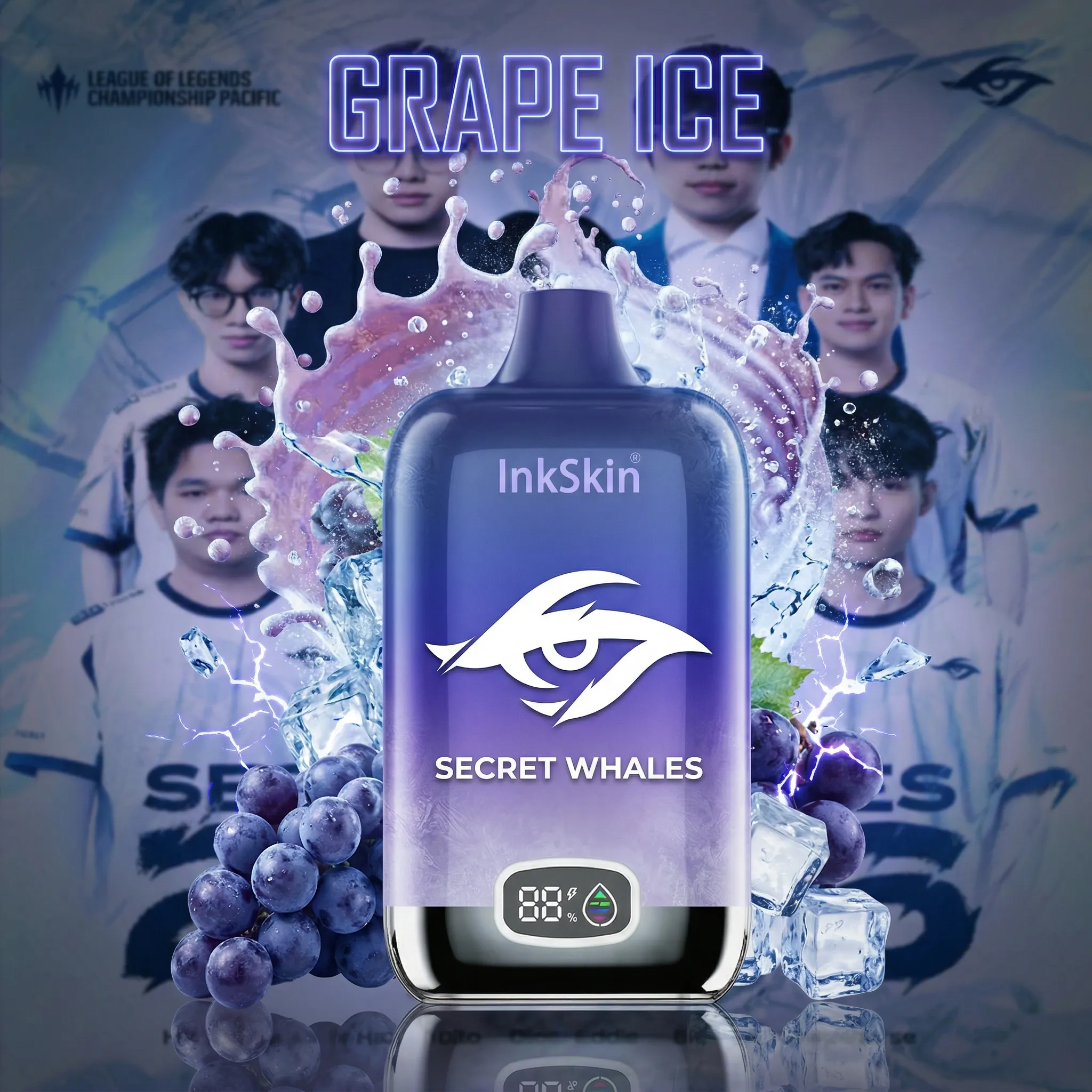 TSW team - ⭐InkSkin Digital Box 12000 Puffs - 10+ Flavour Choices ???