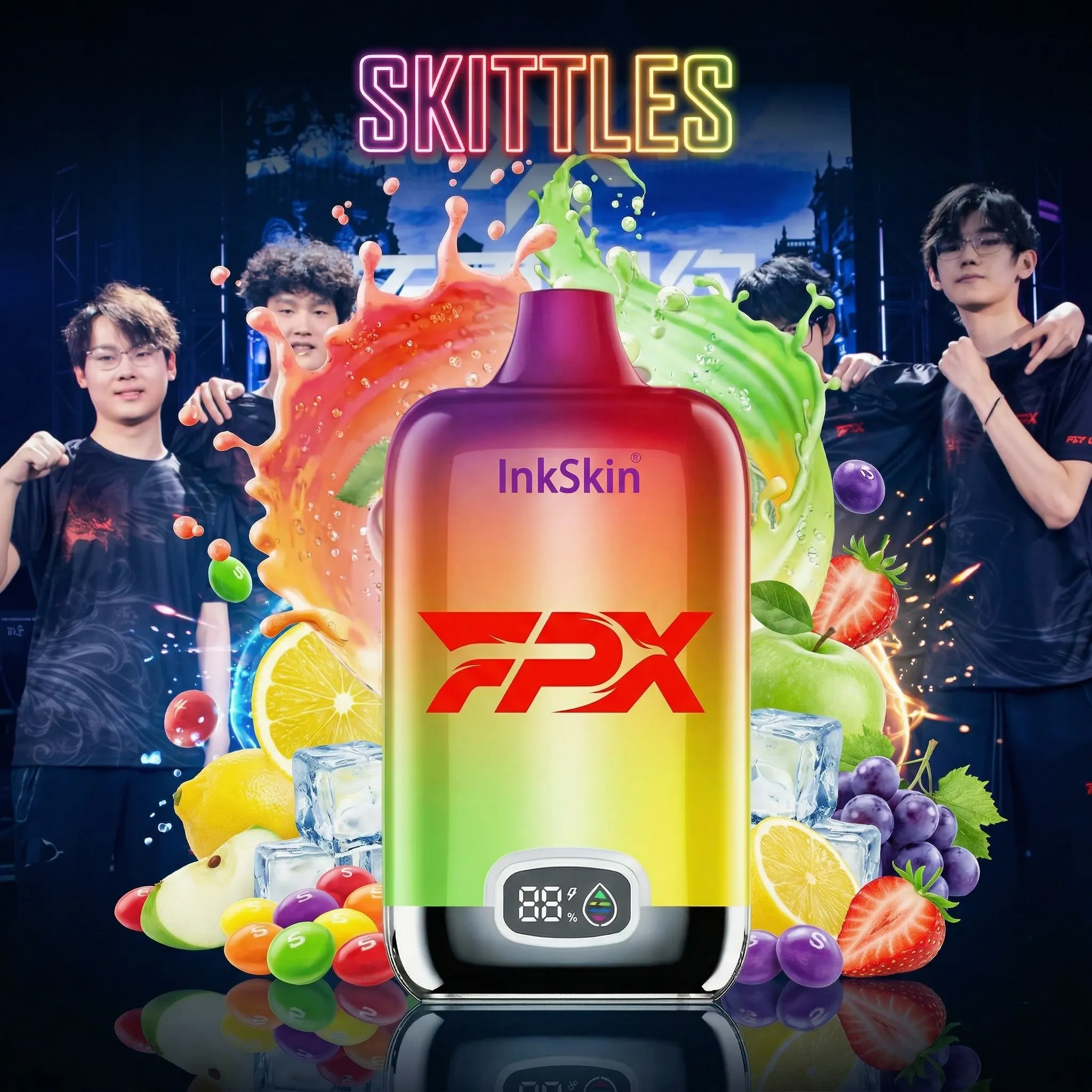 FPX team - ⭐InkSkin Digital Box 12000 Puffs - 10+ Flavour Choices ???