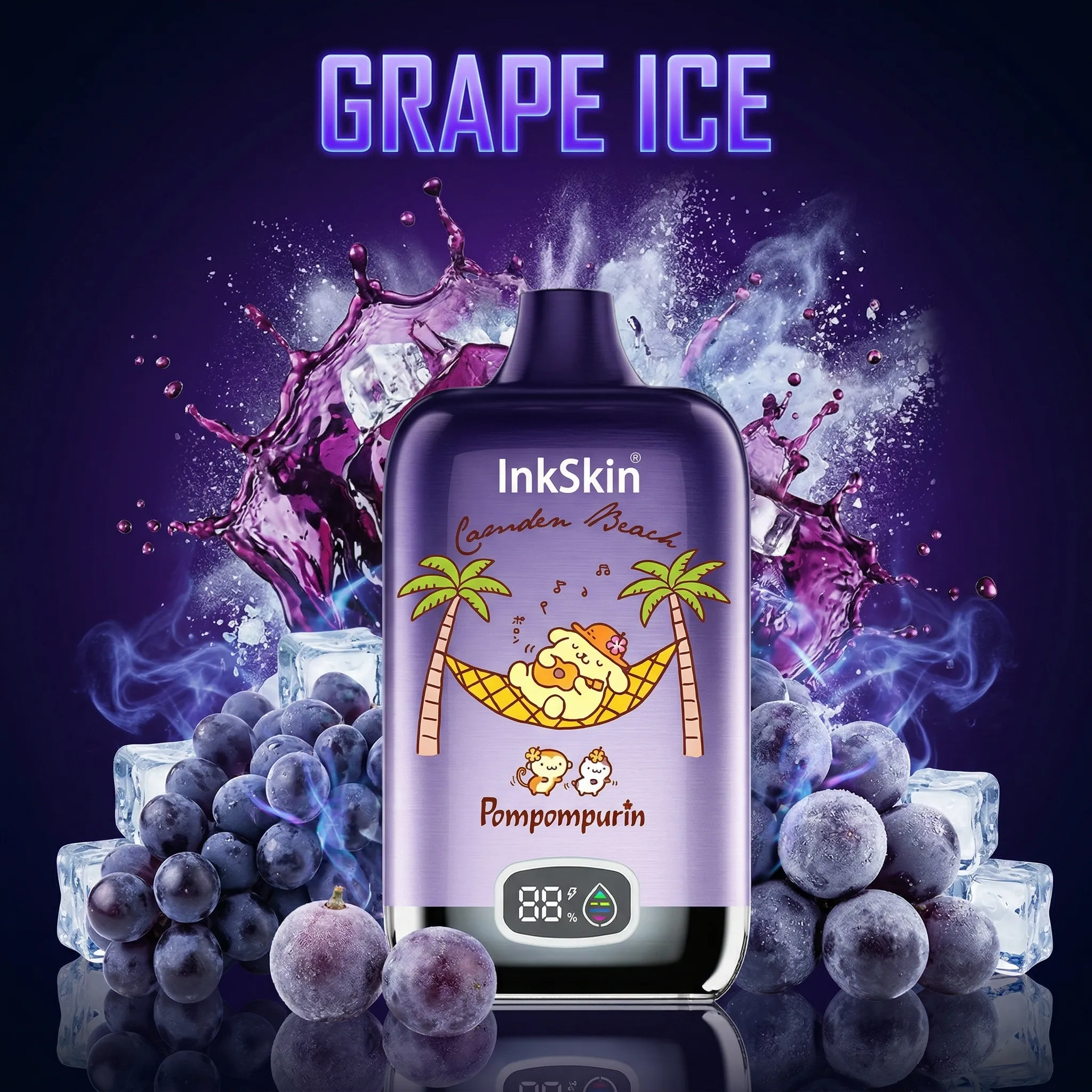 Pompompurin - ⭐InkSkin Digital Box 12000 Puffs - 10+ Flavour Choices ??? Pompompurin - ⭐InkSkin Digital Box 12000 Puffs - 10+ Flavour Choices ???