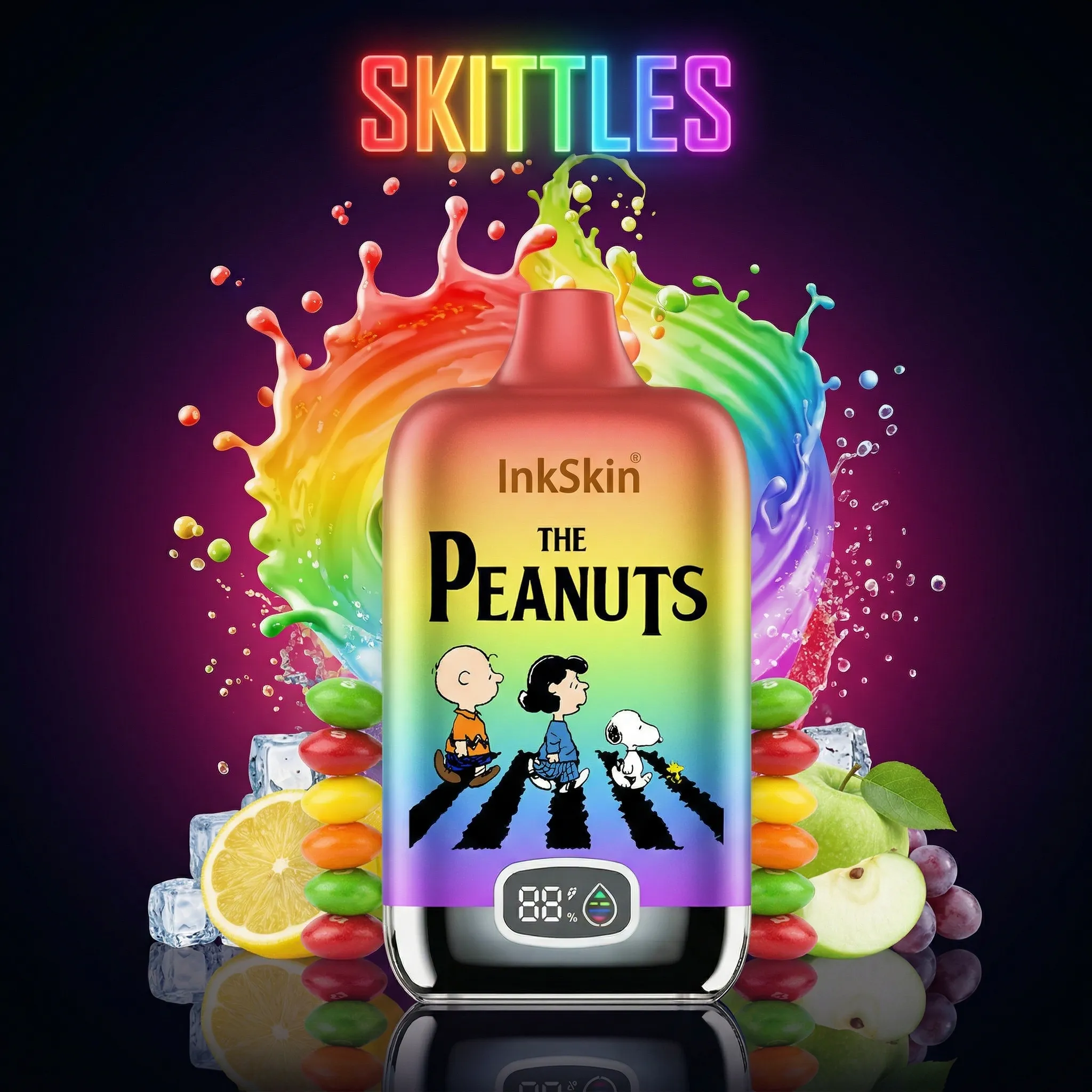 Snoopy - ⭐InkSkin Digital Box 12000 Puffs - 10+ Flavour Choices ???