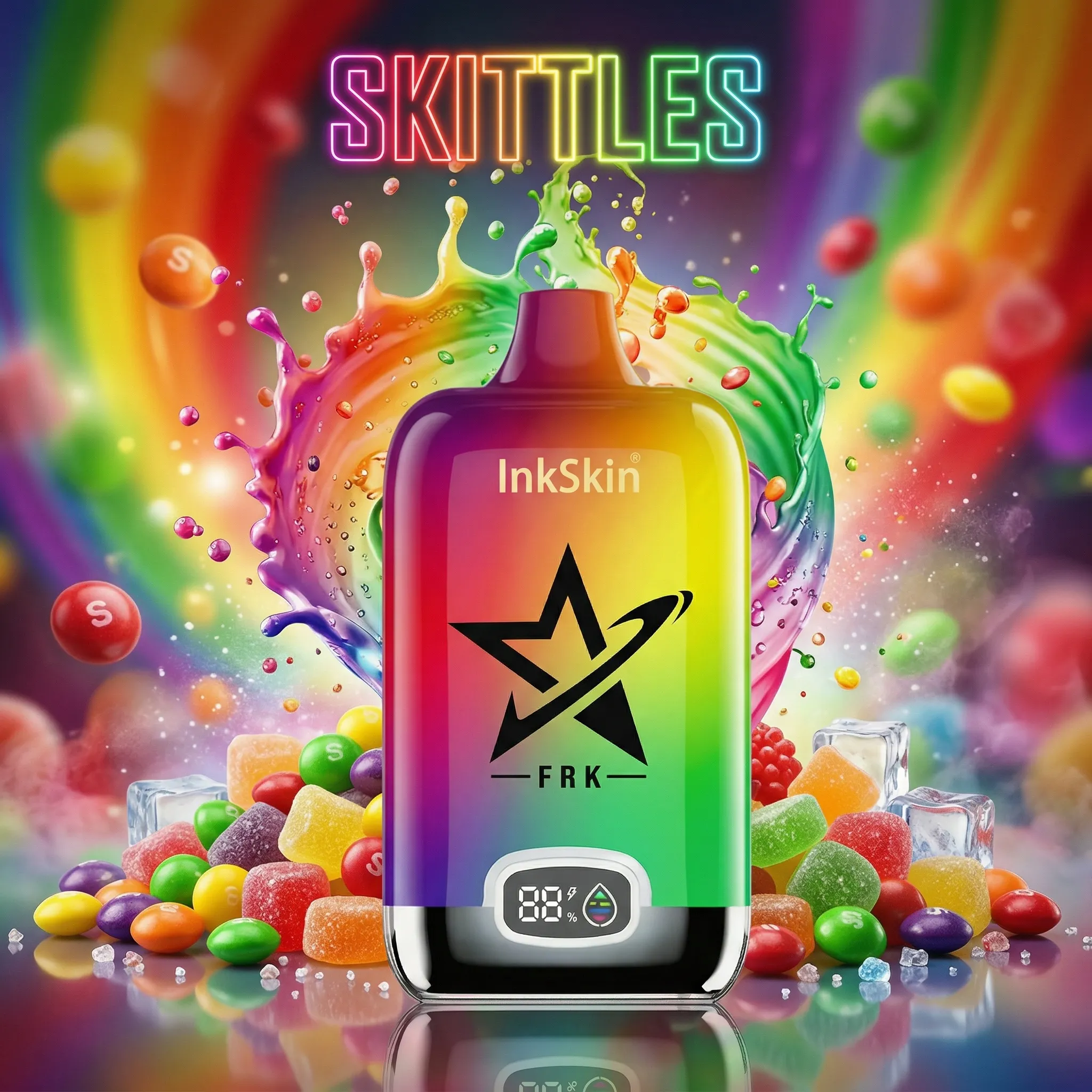 FRK team - ⭐InkSkin Digital Box 12000 Puffs - 10+ Flavour Choices ???