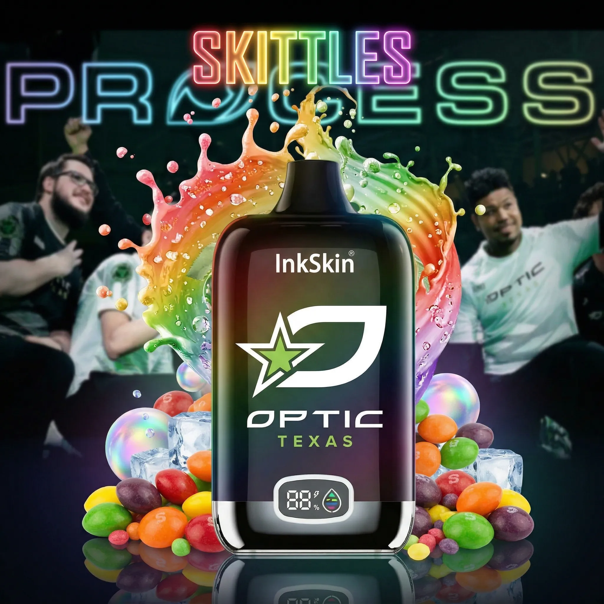 OpTic Texas team - ⭐InkSkin Digital Box 12000 Puffs - 10+ Flavour Choices ???