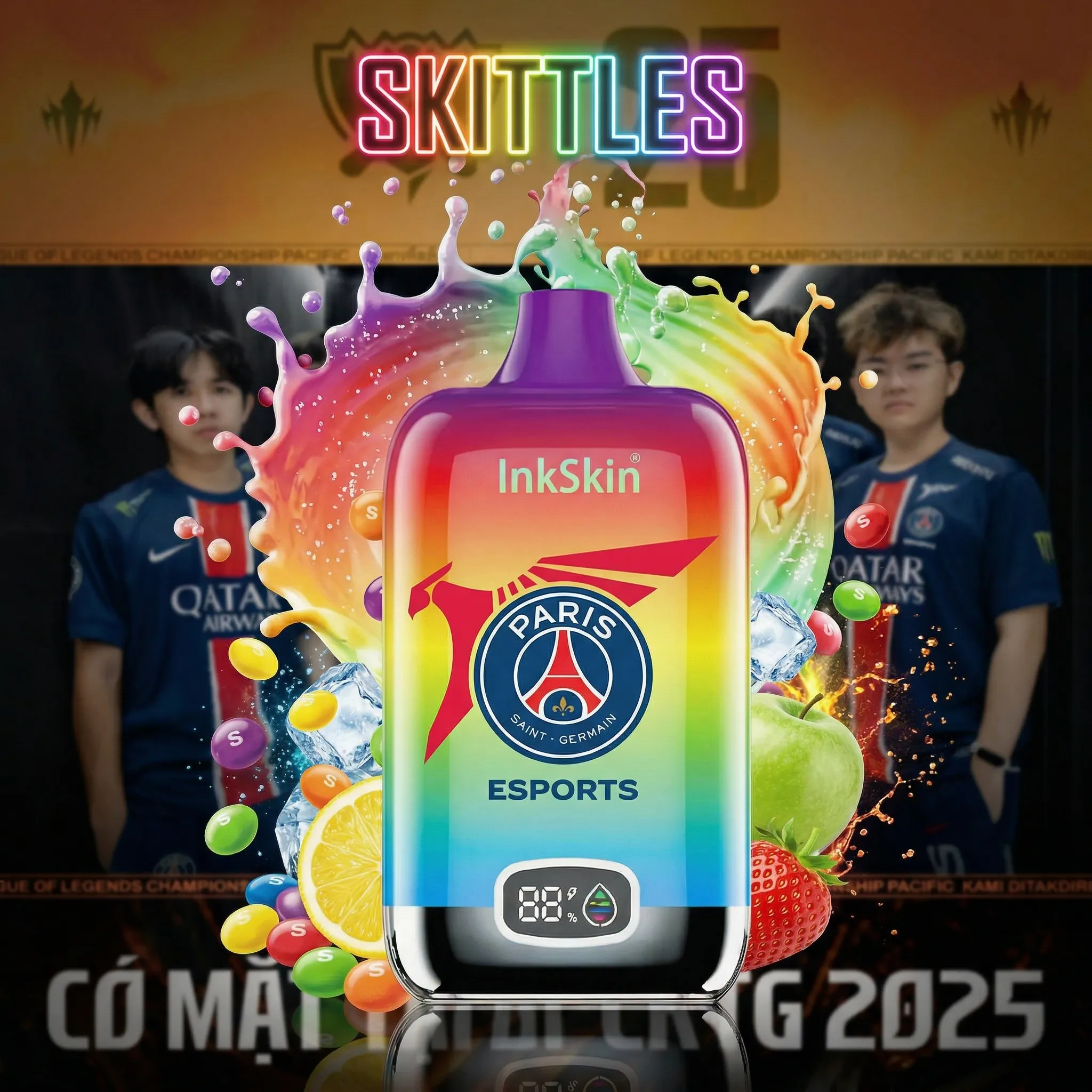 PSG team - ⭐InkSkin Digital Box 12000 Puffs - 10+ Flavour Choices ???