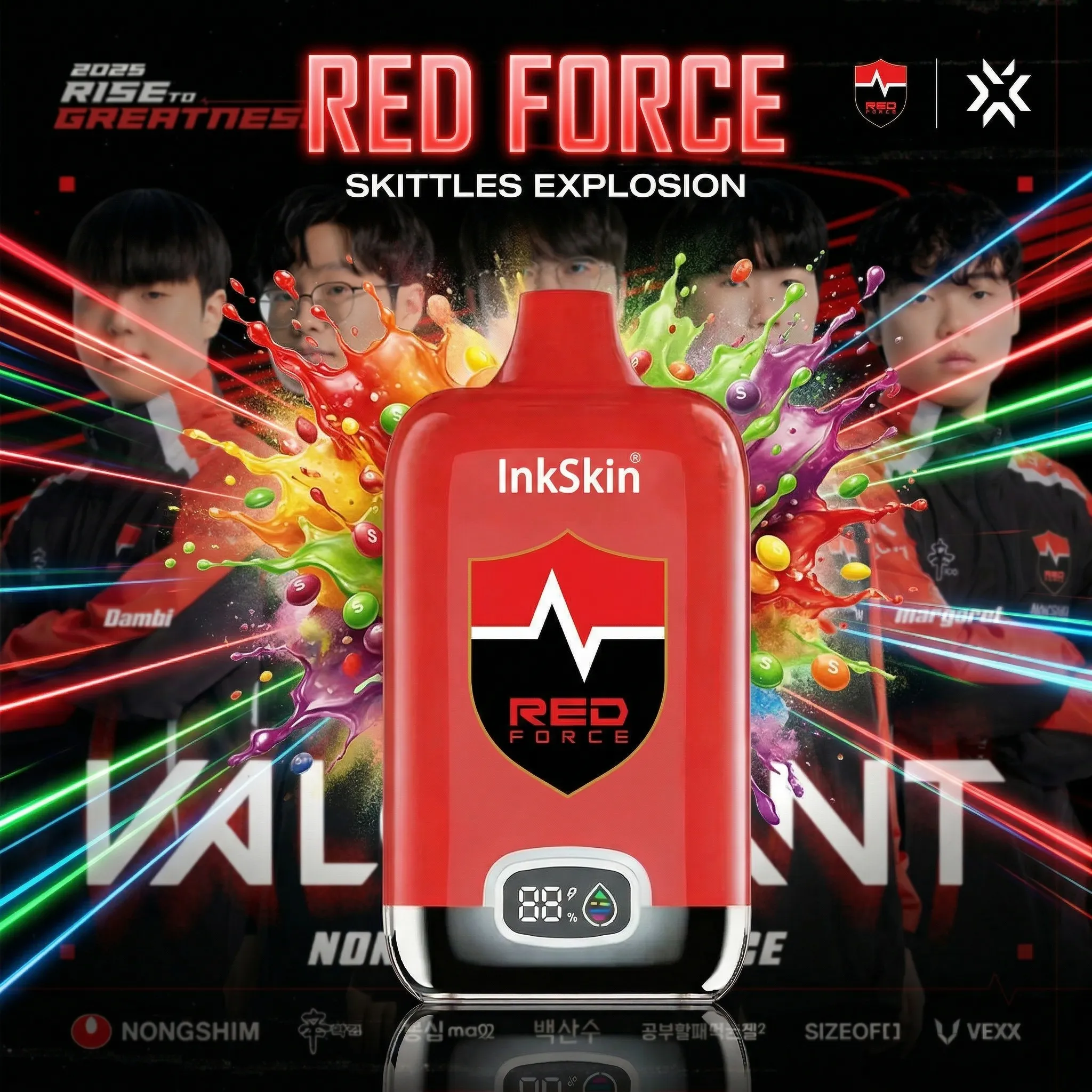 NS team - ⭐InkSkin Digital Box 12000 Puffs - 10+ Flavour Choices ???