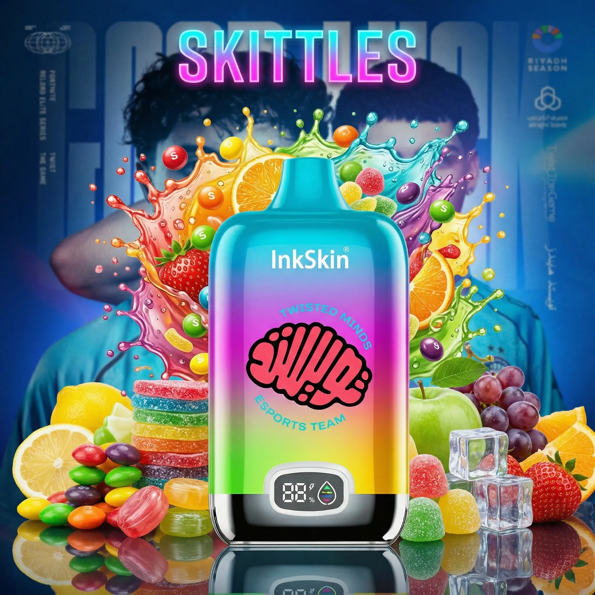 Twisted Minds team - ⭐InkSkin Digital Box 12000 Puffs - 10+ Flavour Choices ???