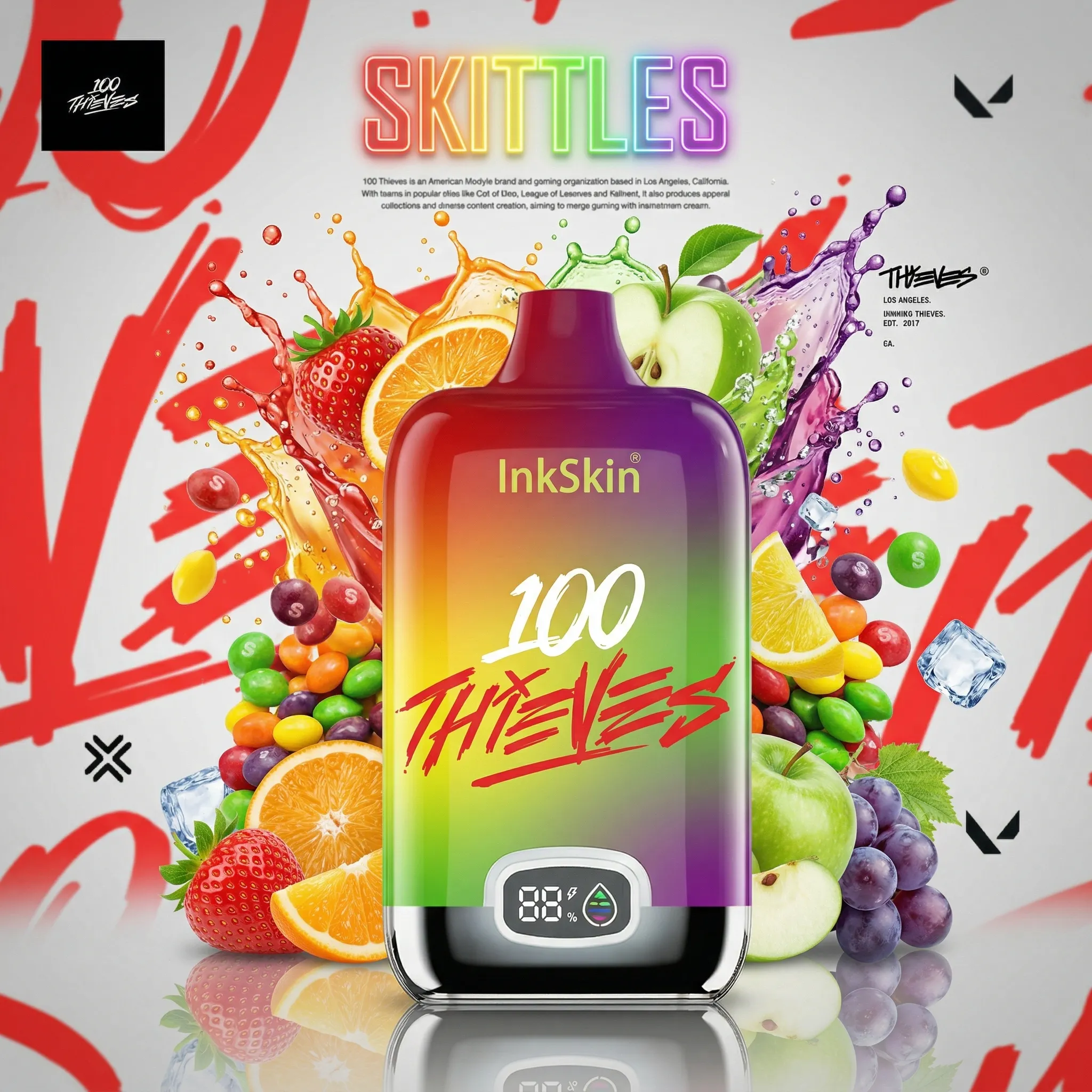 100T team - ⭐InkSkin Digital Box 12000 Puffs - 10+ Flavour Choices ???