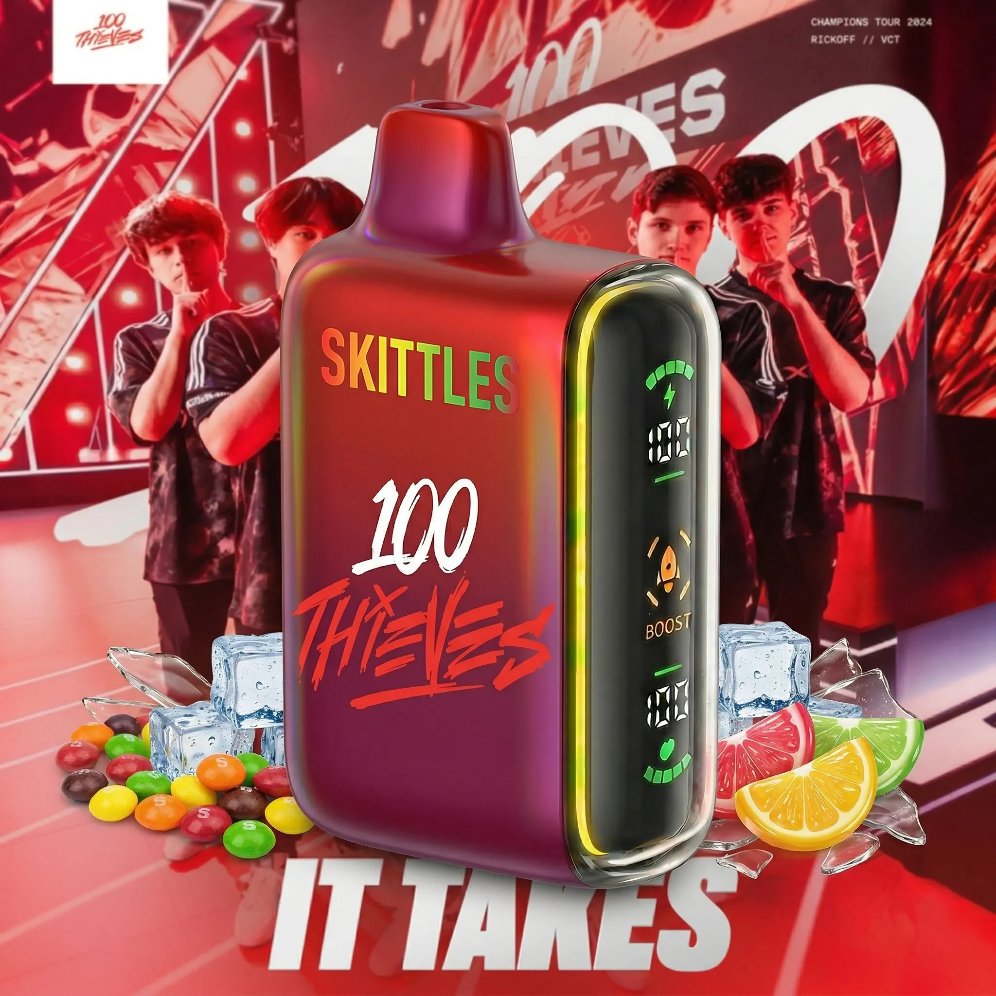 100T team - ?InkSkin Pulse 15000 Puffs new - 10+ Flavour Choices ???