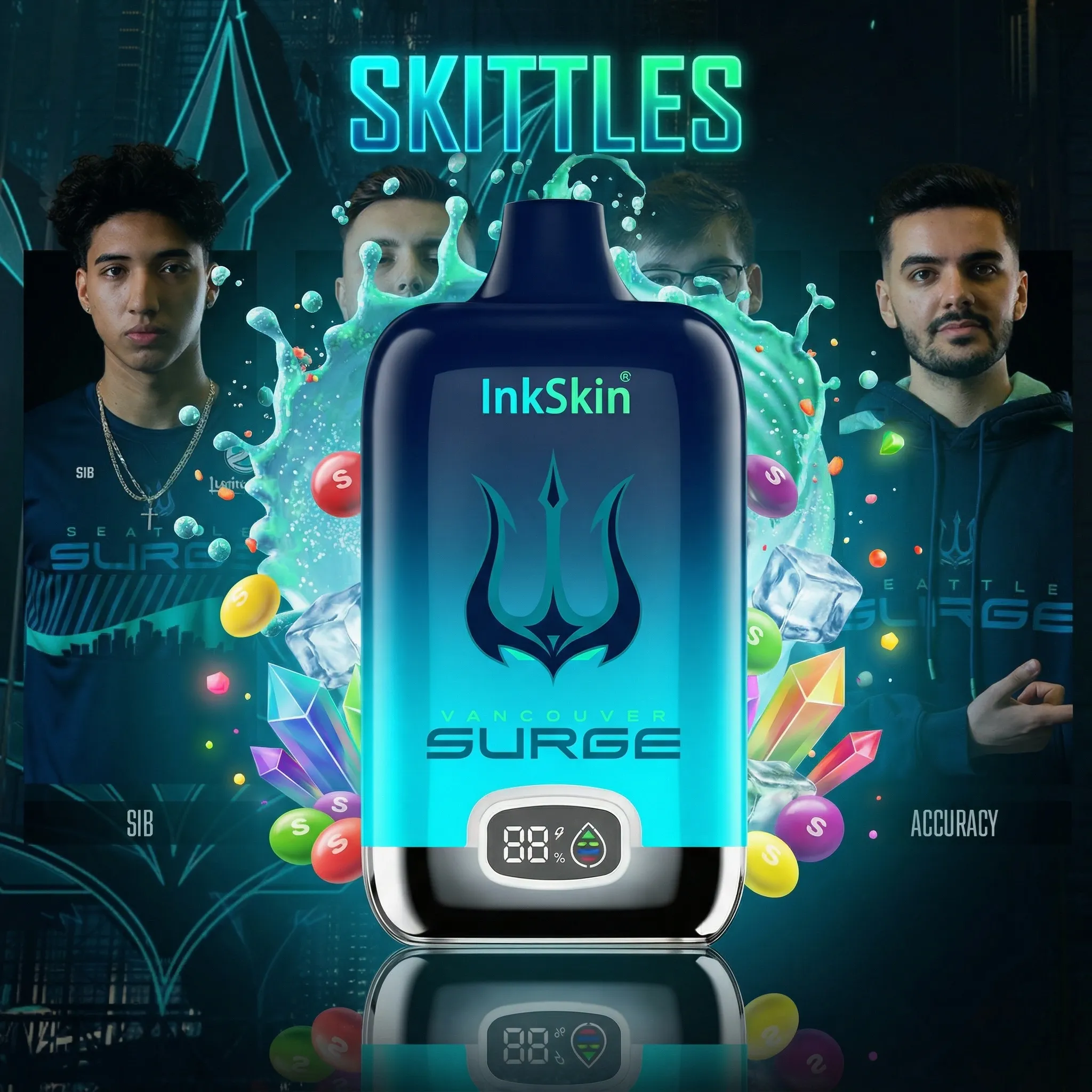 Surge team - ⭐InkSkin Digital Box 12000 Puffs - 10+ Flavour Choices ???
