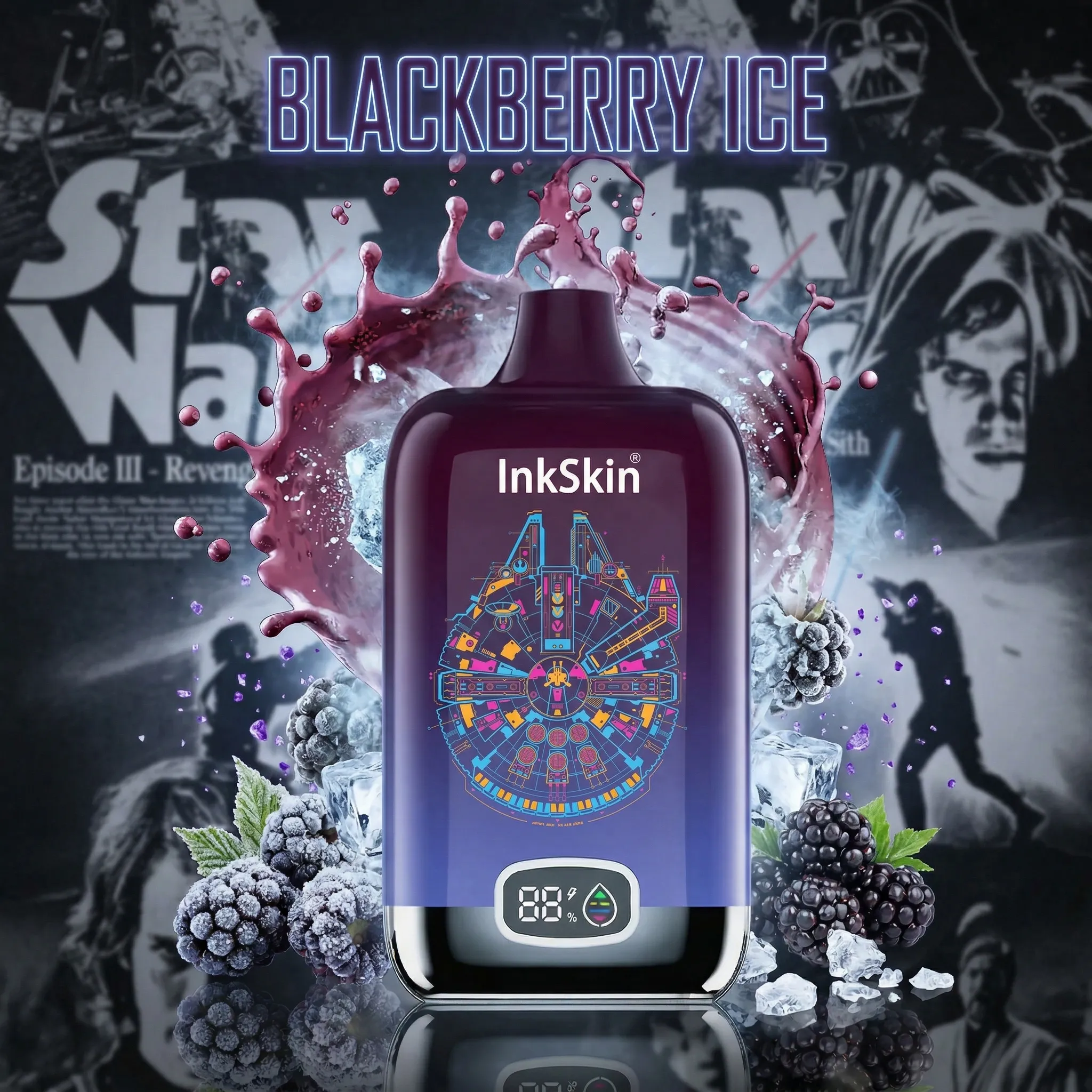 Star Wars - ⭐InkSkin Digital Box 12000 Puffs - 10+ Flavour Choices ???