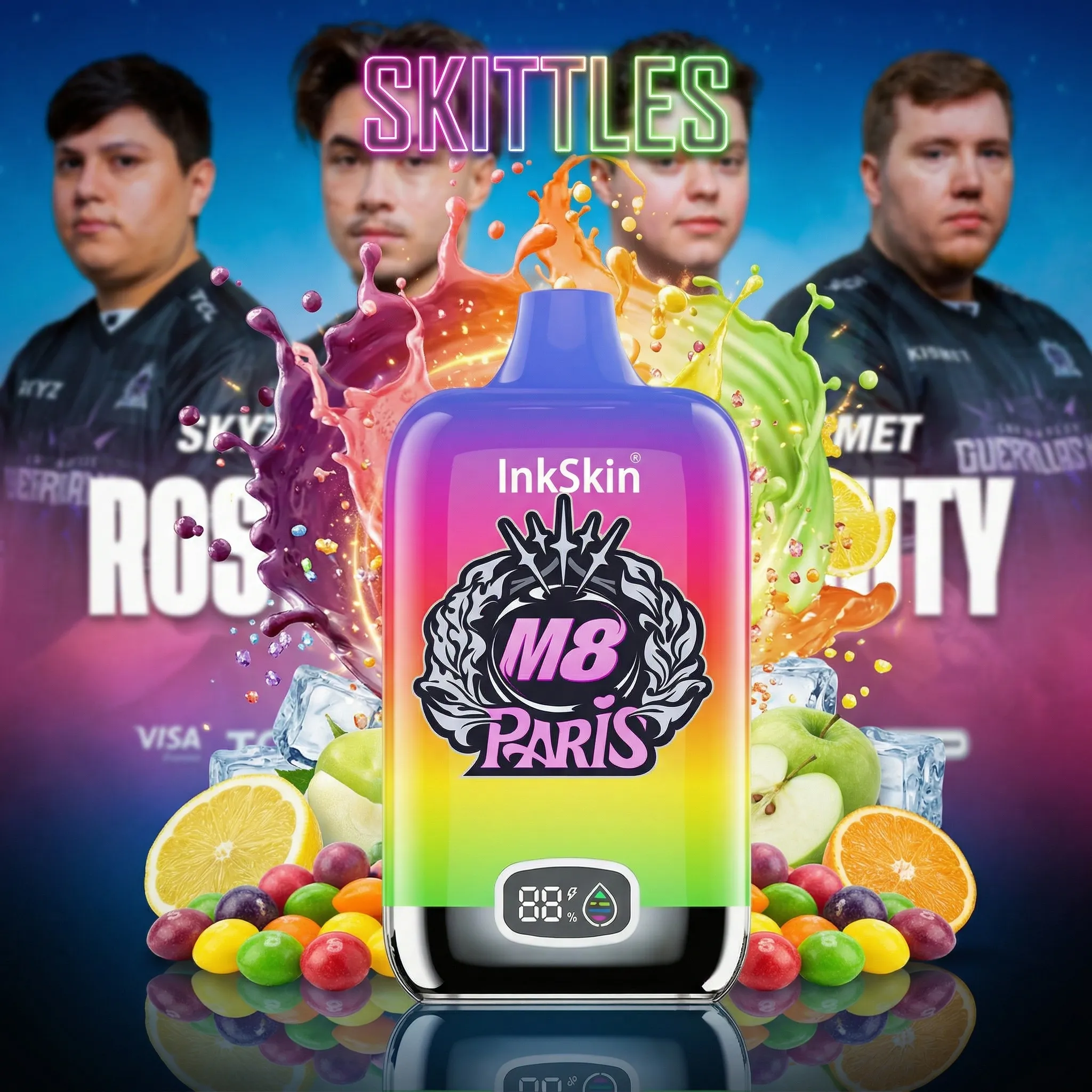 M8 team - ⭐InkSkin Digital Box 12000 Puffs - 10+ Flavour Choices ???