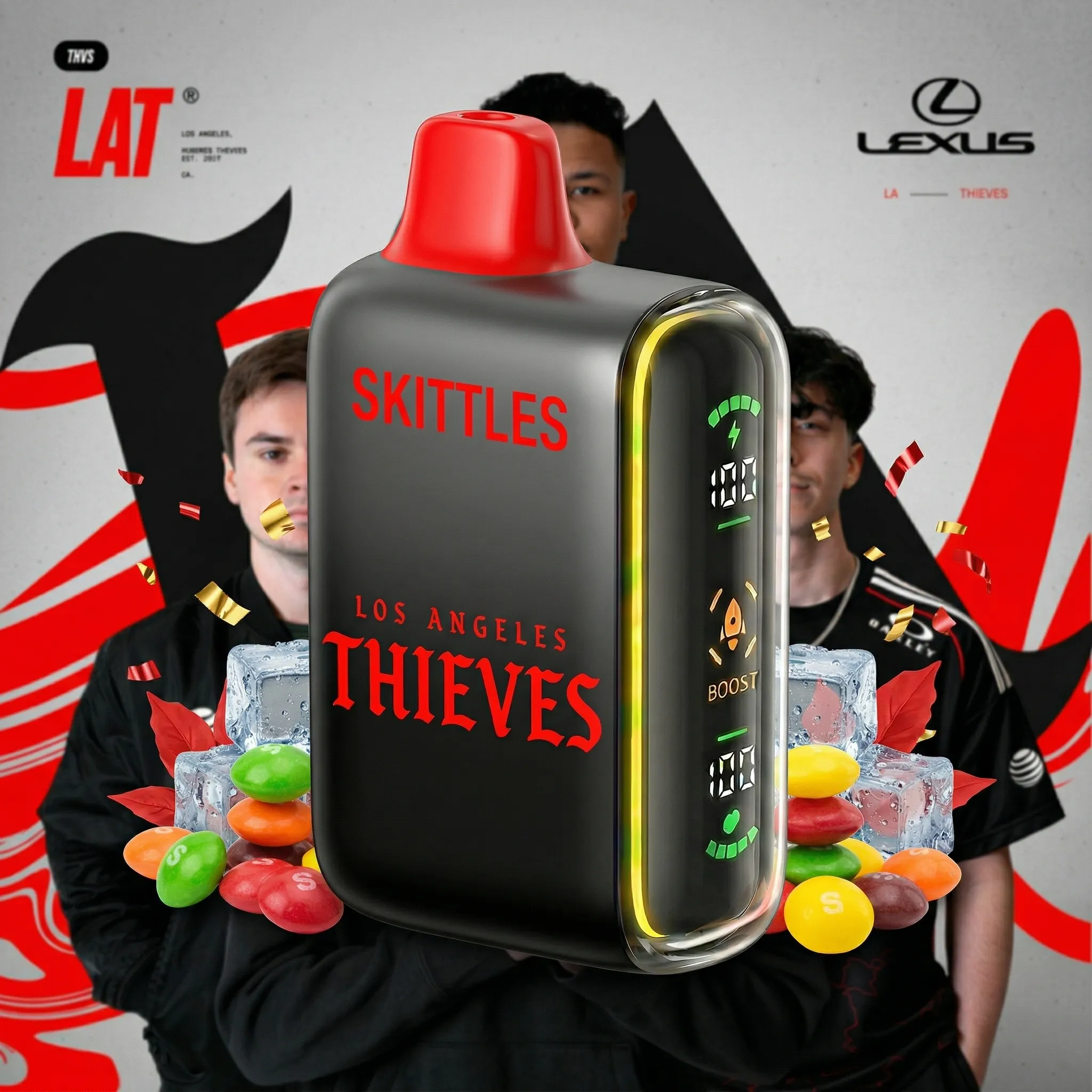 Los Angeles Thieves team - ?InkSkin Pulse 15000 Puffs new - 10+ Flavour Choices ???