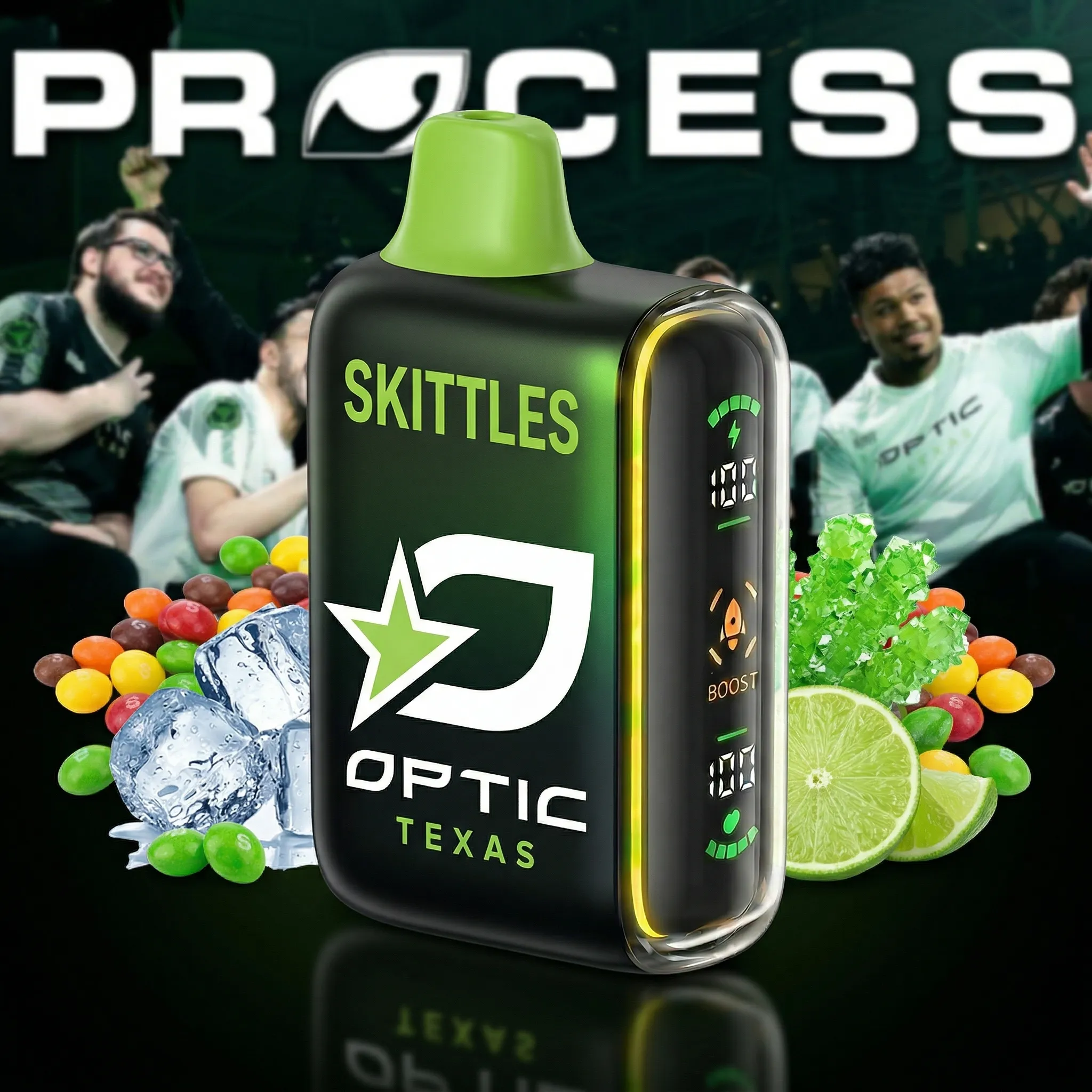 OpTic Texas team - ?InkSkin Pulse 15000 Puffs new - 10+ Flavour Choices ???