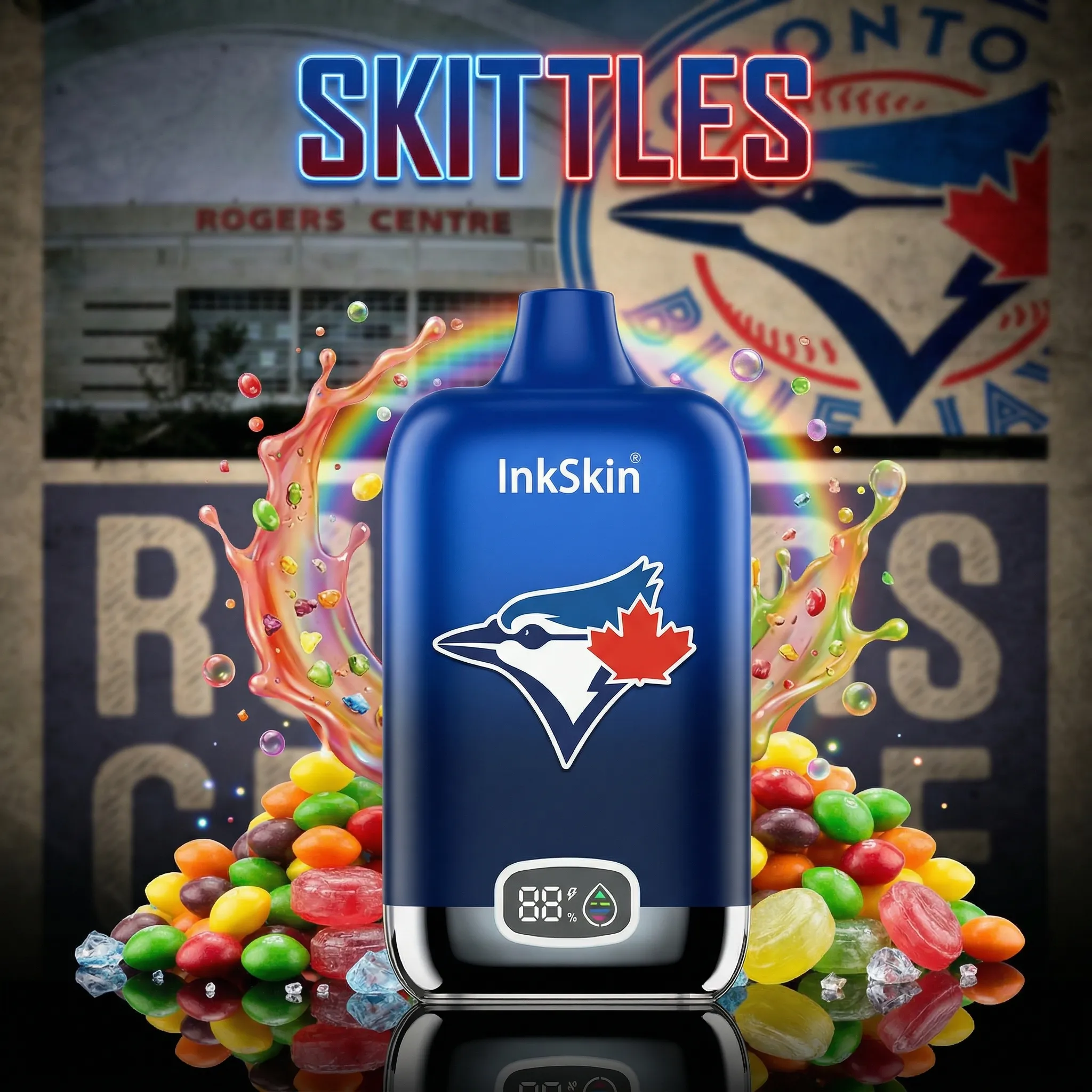 Toronto Blue Jays - ⭐InkSkin Digital Box 12000 Puffs - 10+ Flavour Choices ???