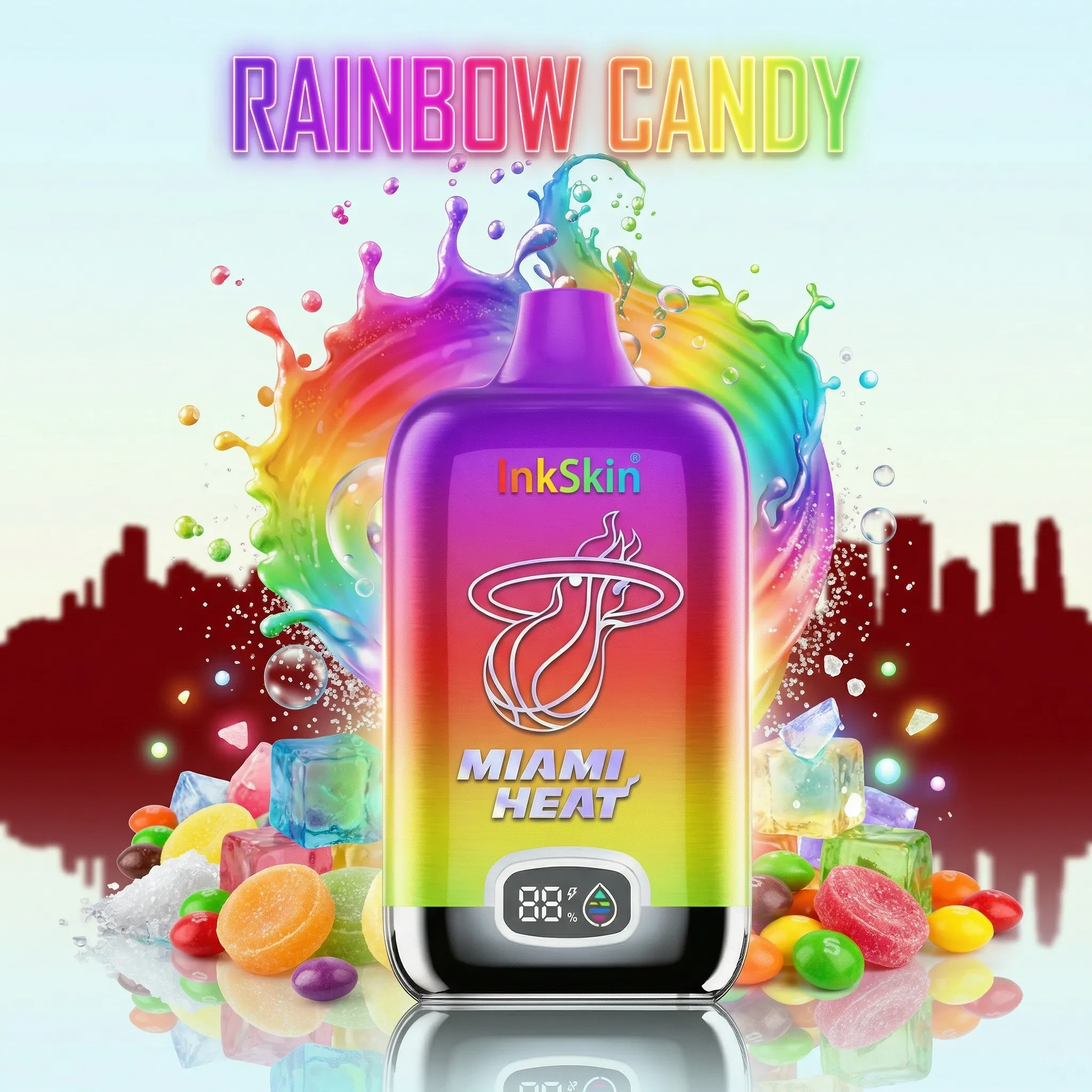 Heat - ⭐InkSkin Digital Box 12000 Puffs - 10+ Flavour Choices ??? Heat - ⭐InkSkin Digital Box 12000 Puffs - 10+ Flavour Choices ???