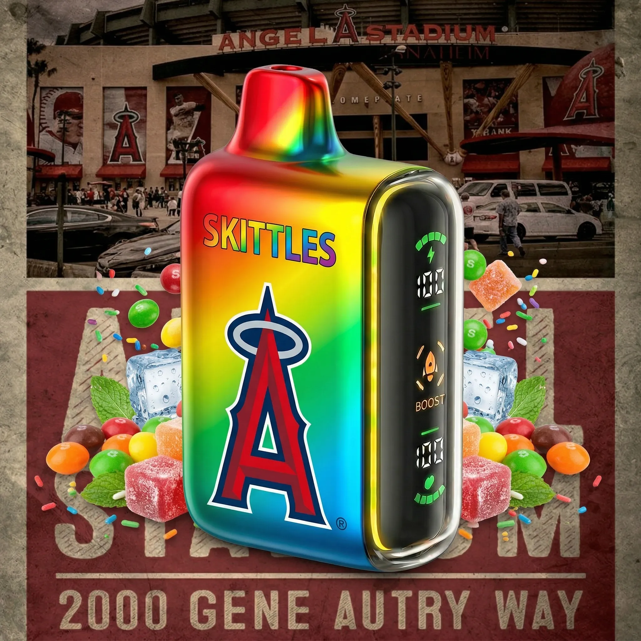 Los Angeles Angels - ?InkSkin Pulse 15000 Puffs new - 10+ Flavour Choices ???