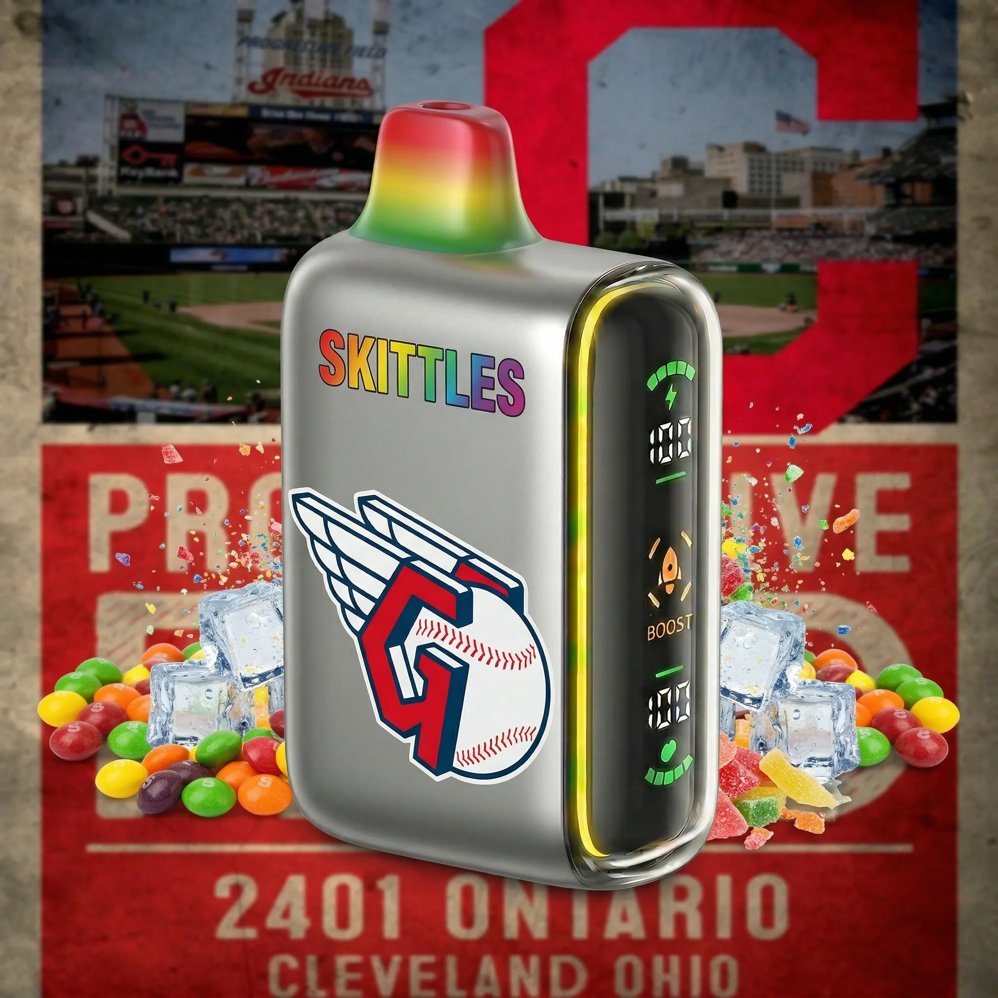 Cleveland Guardians - ?InkSkin Pulse 15000 Puffs new - 10+ Flavour Choices ???