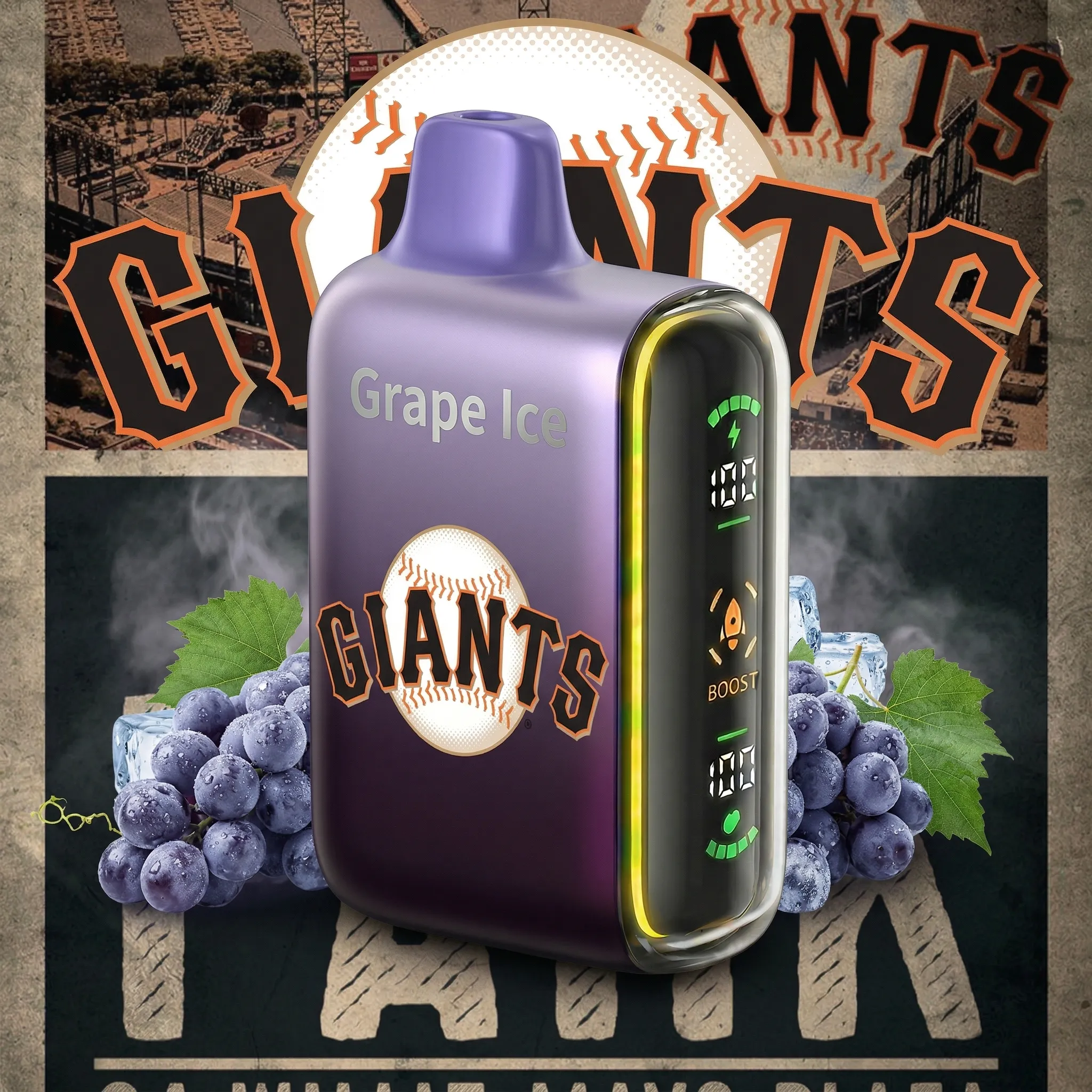 San Francisco Giants - ?InkSkin Pulse 15000 Puffs new - 10+ Flavour Choices ???