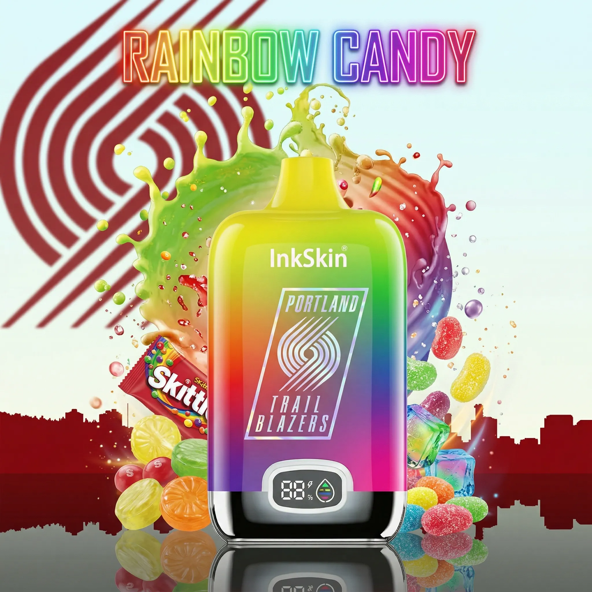 Trail Blazers - ⭐InkSkin Digital Box 12000 Puffs - 10+ Flavour Choices ??? Trail Blazers - ⭐InkSkin Digital Box 12000 Puffs - 10+ Flavour Choices ???