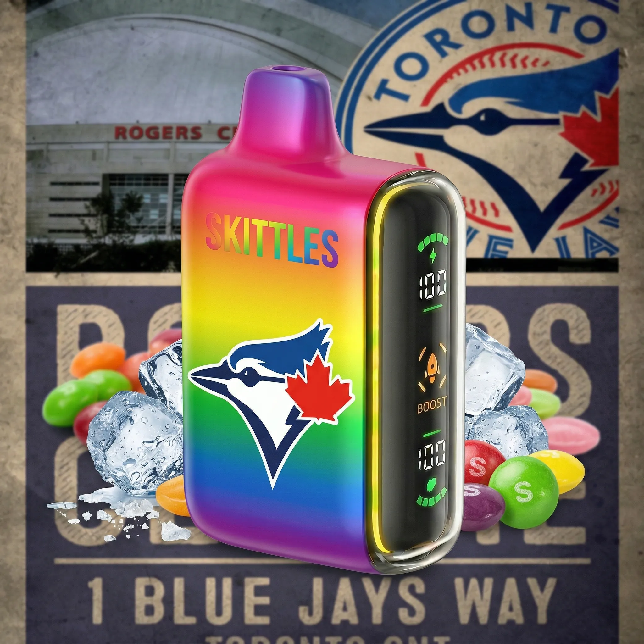 Toronto Blue Jays - ?InkSkin Pulse 15000 Puffs new - 10+ Flavour Choices ???