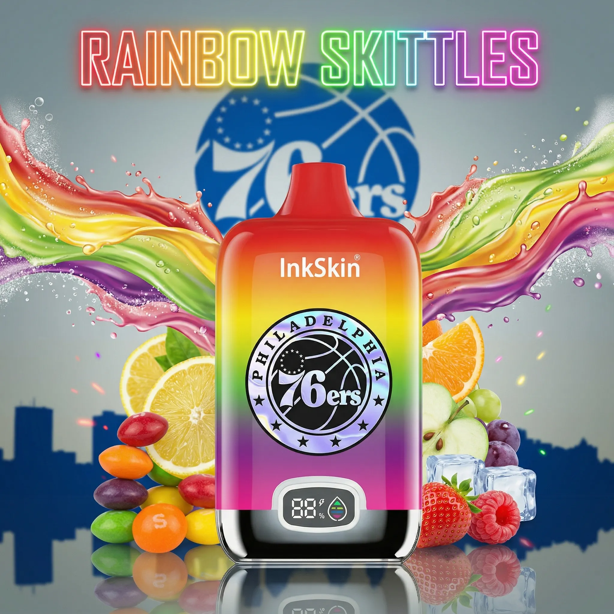 76ers - ⭐InkSkin Digital Box 12000 Puffs - 10+ Flavour Choices ??? 76ers - ⭐InkSkin Digital Box 12000 Puffs - 10+ Flavour Choices ???