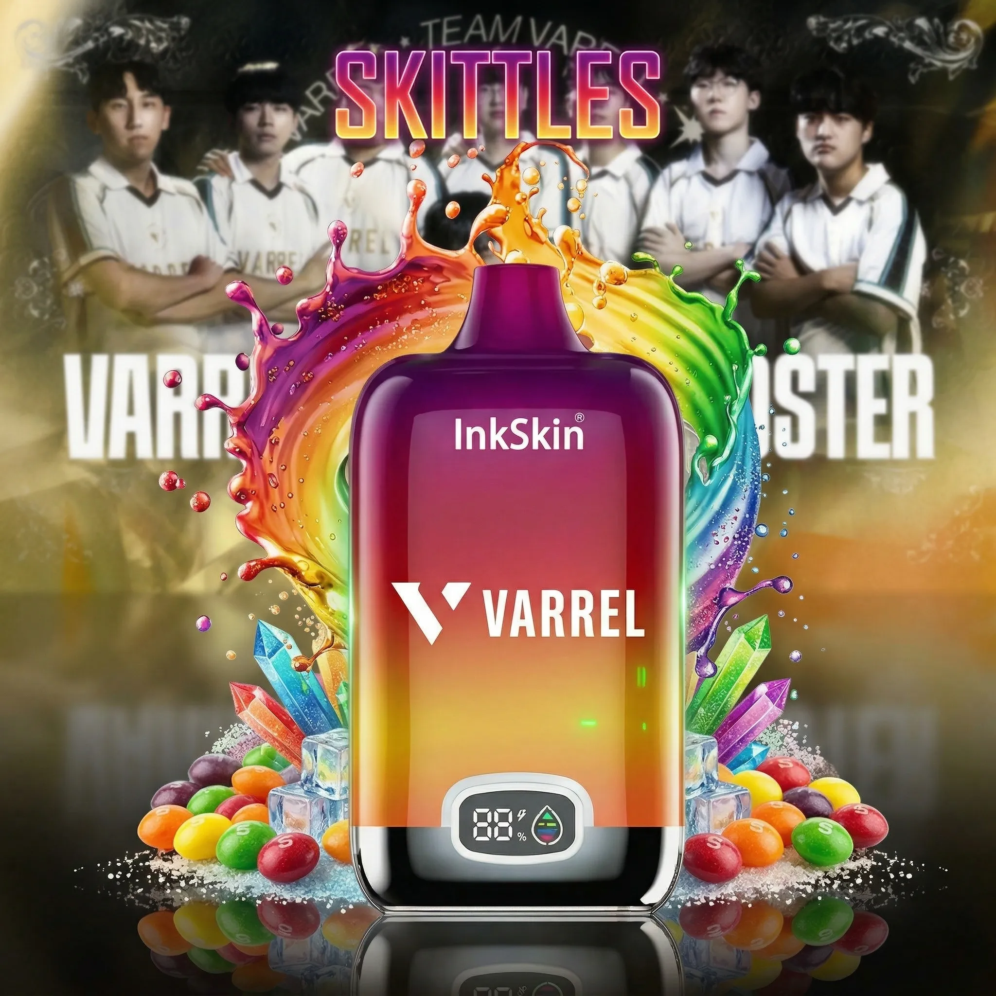 VARREL team - ⭐InkSkin Digital Box 12000 Puffs - 10+ Flavour Choices ???