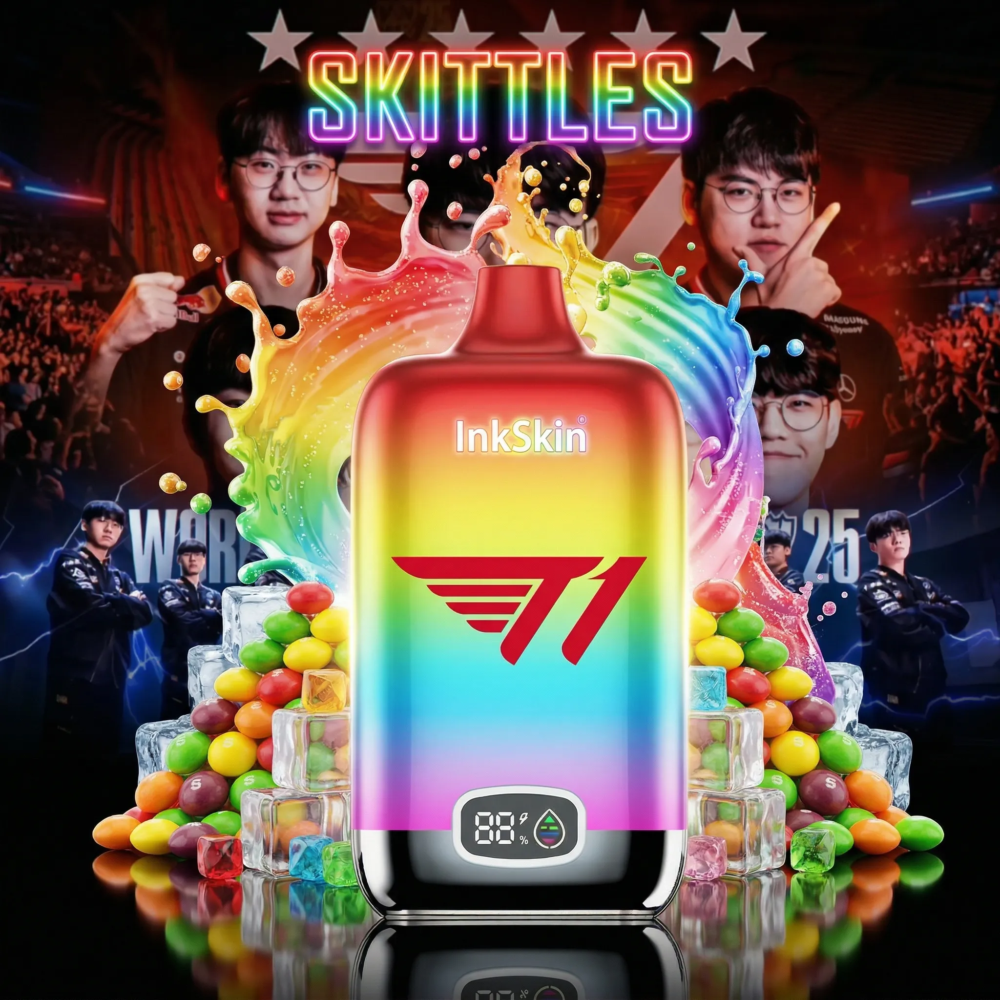 T1 taem - ⭐InkSkin Digital Box 12000 Puffs - 10+ Flavour Choices ???